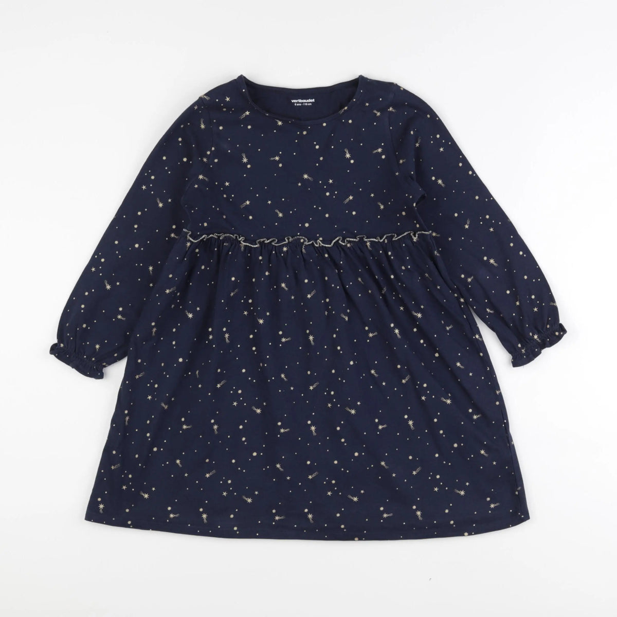 Vertbaudet - robe bleu - 6 ans