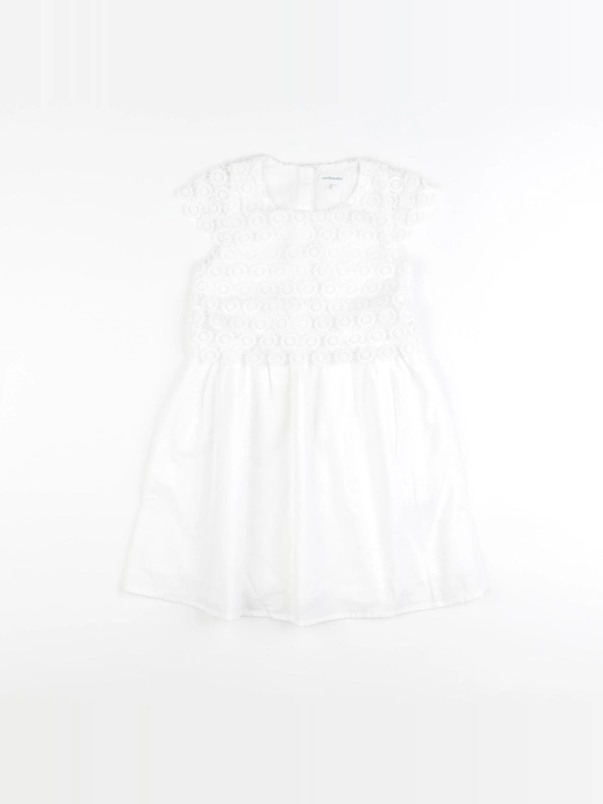 Vertbaudet - robe blanc - 5 ans