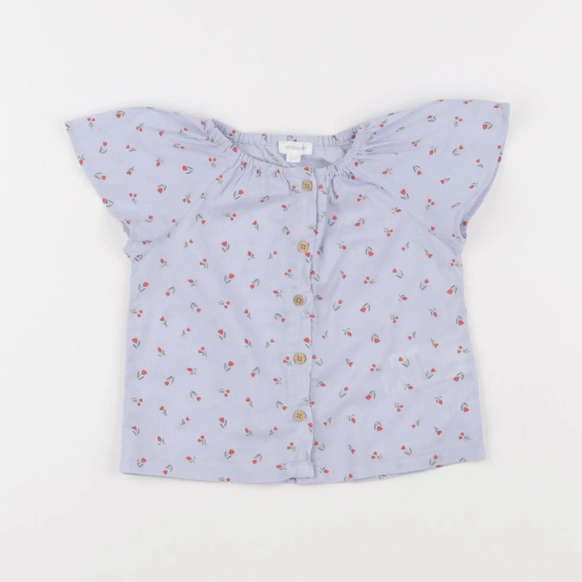 Vertbaudet - blouse bleu - 18 mois