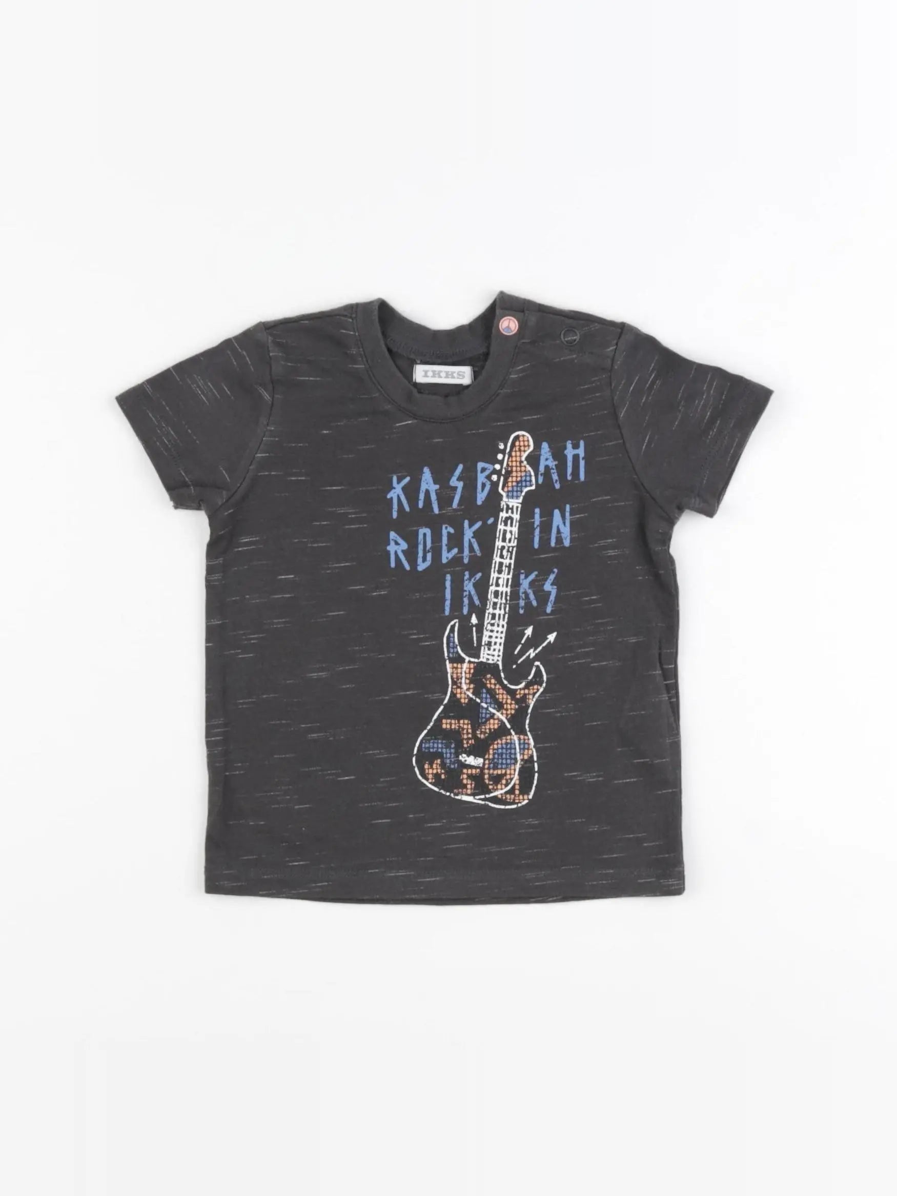 IKKS - tee-shirt gris - 6 mois
