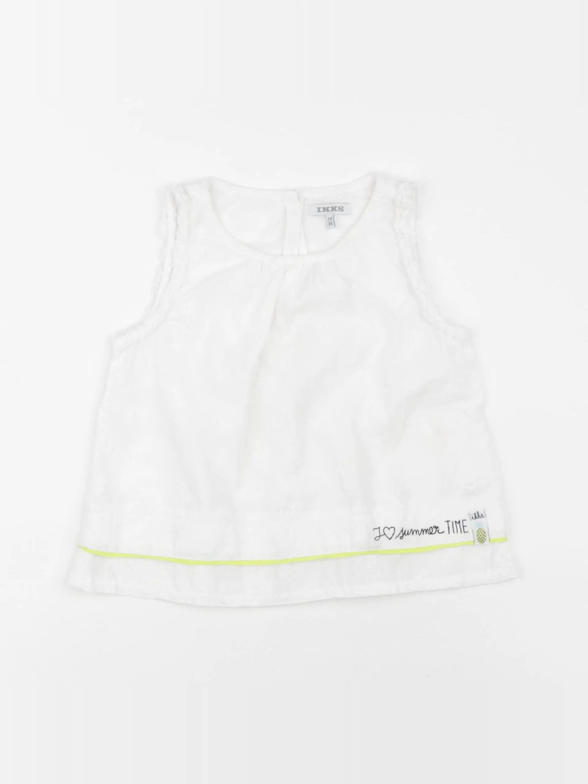 IKKS - blouse blanc - 2 ans