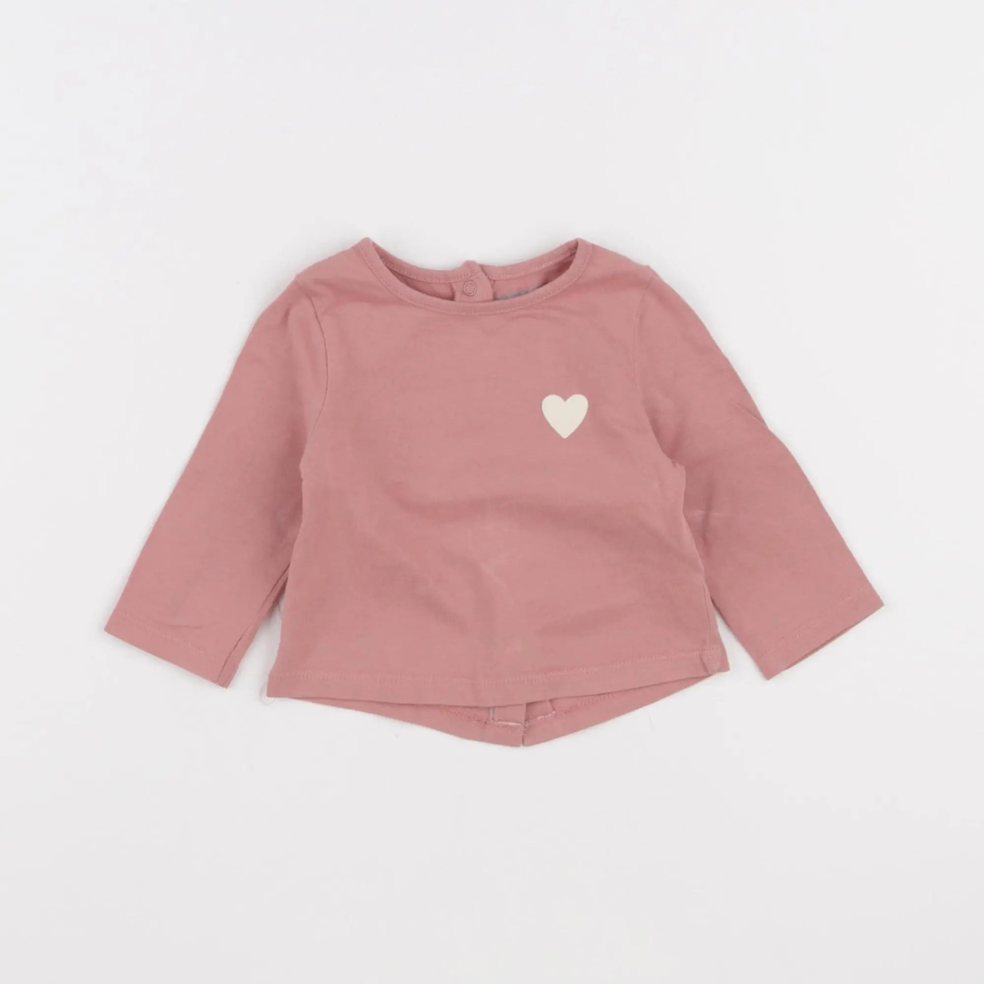 Vertbaudet - tee-shirt rose - 3 mois