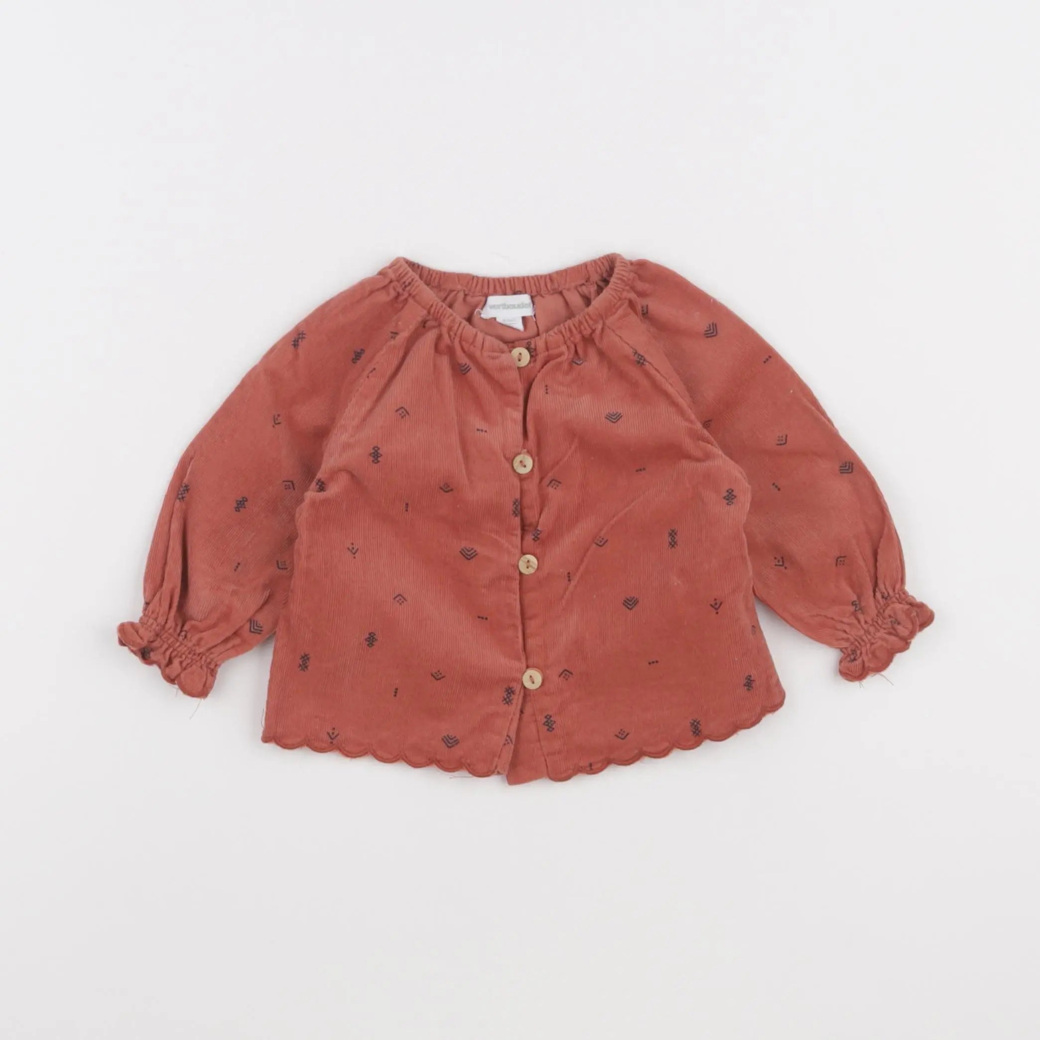 Vertbaudet - blouse rose - 3 mois