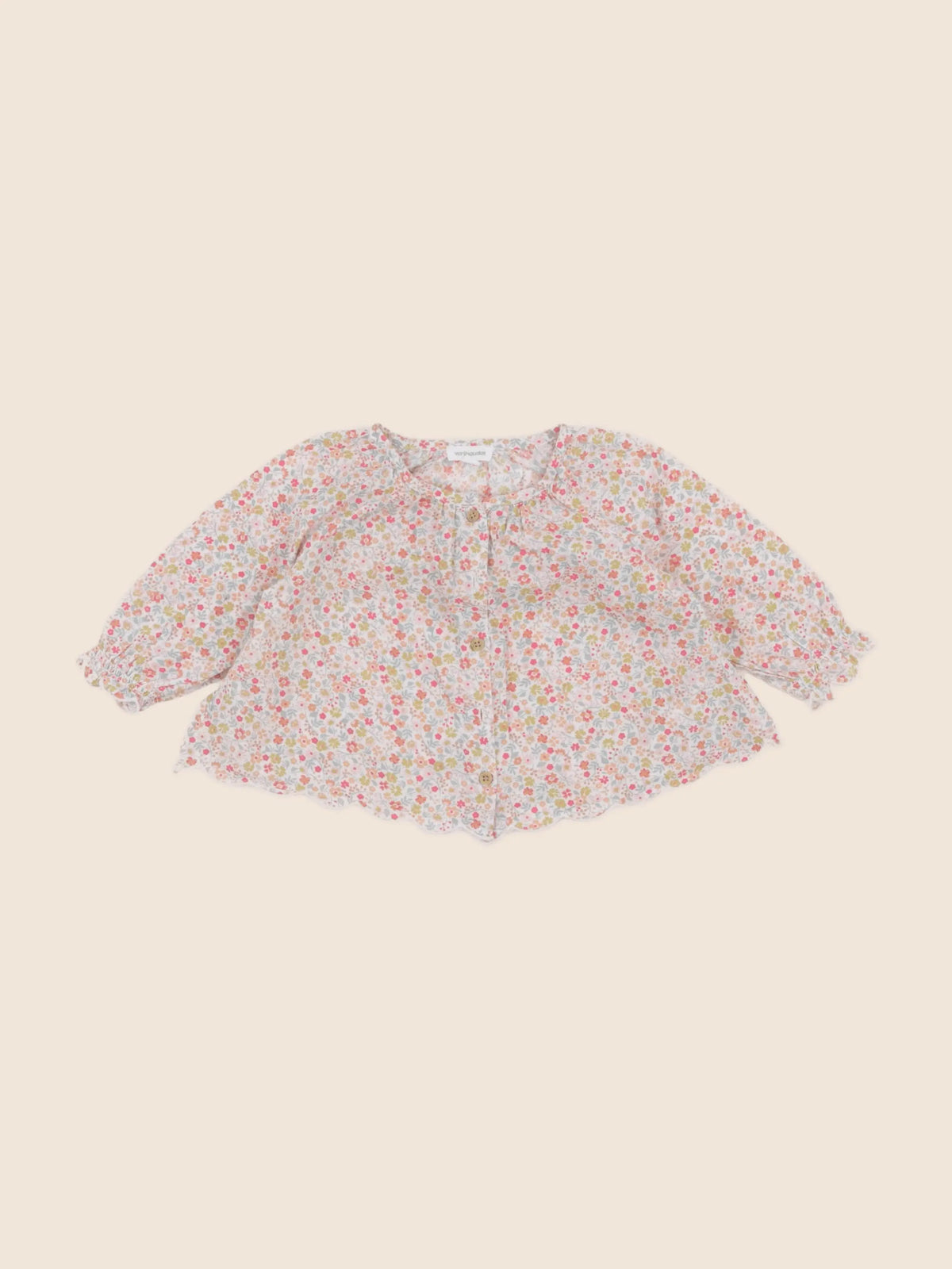 Vertbaudet - blouse multicolore - 6 mois
