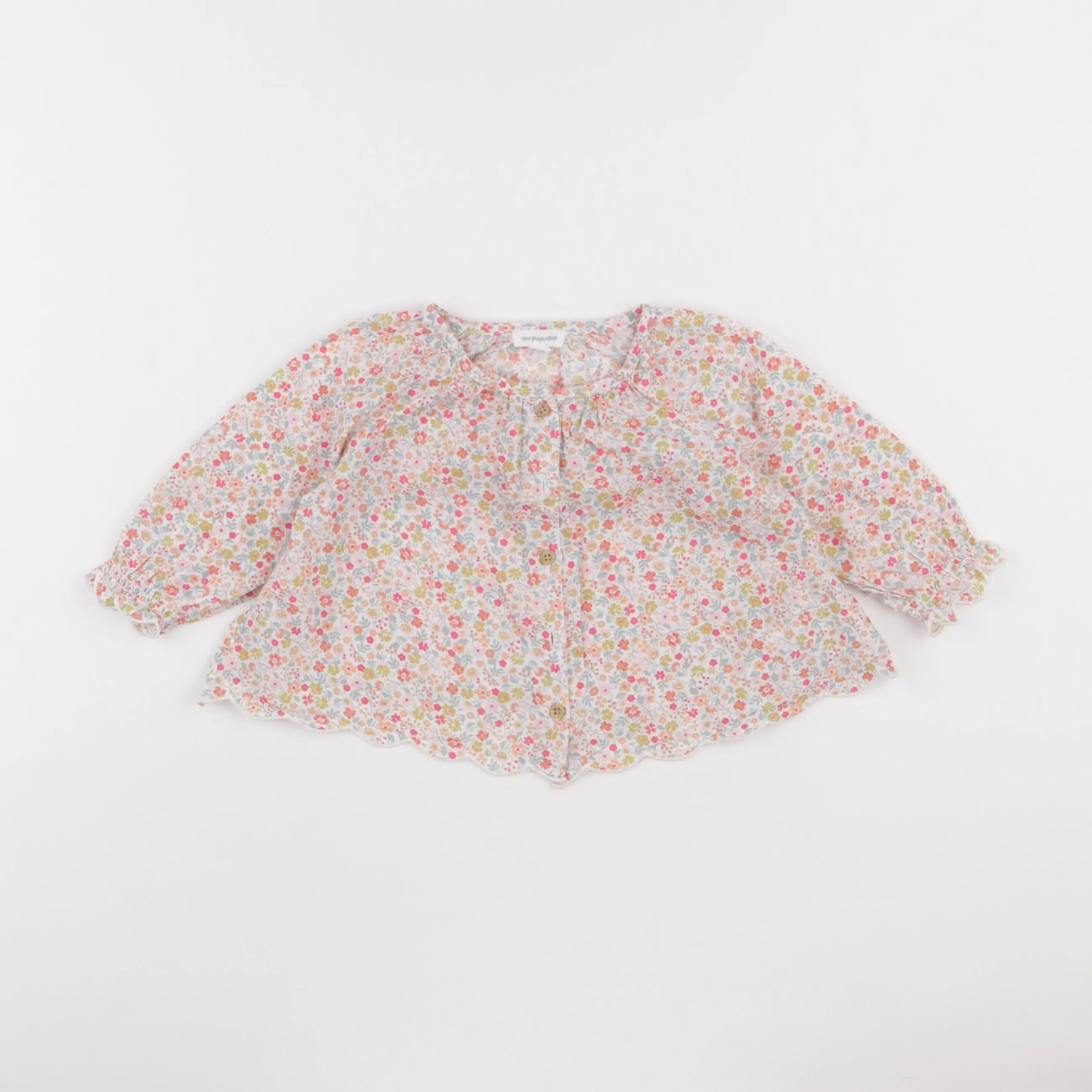Vertbaudet - blouse multicolore - 6 mois