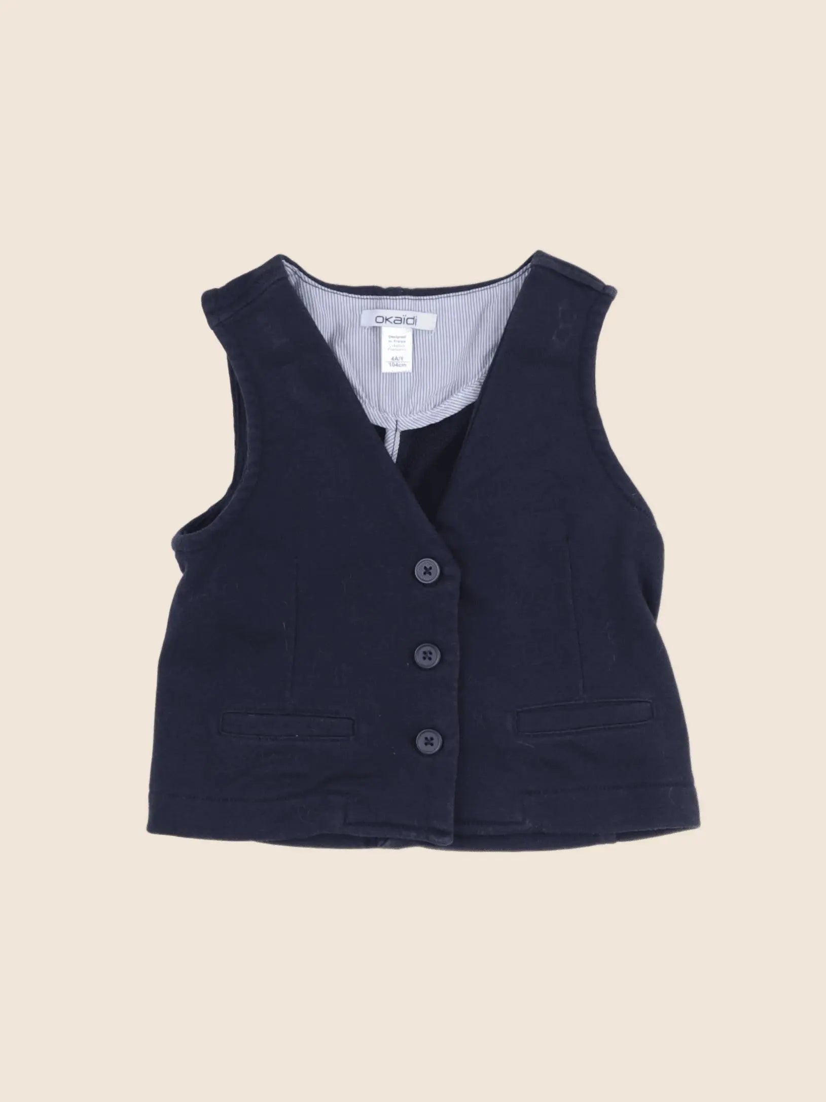 Okaidi - gilet bleu - 4 ans