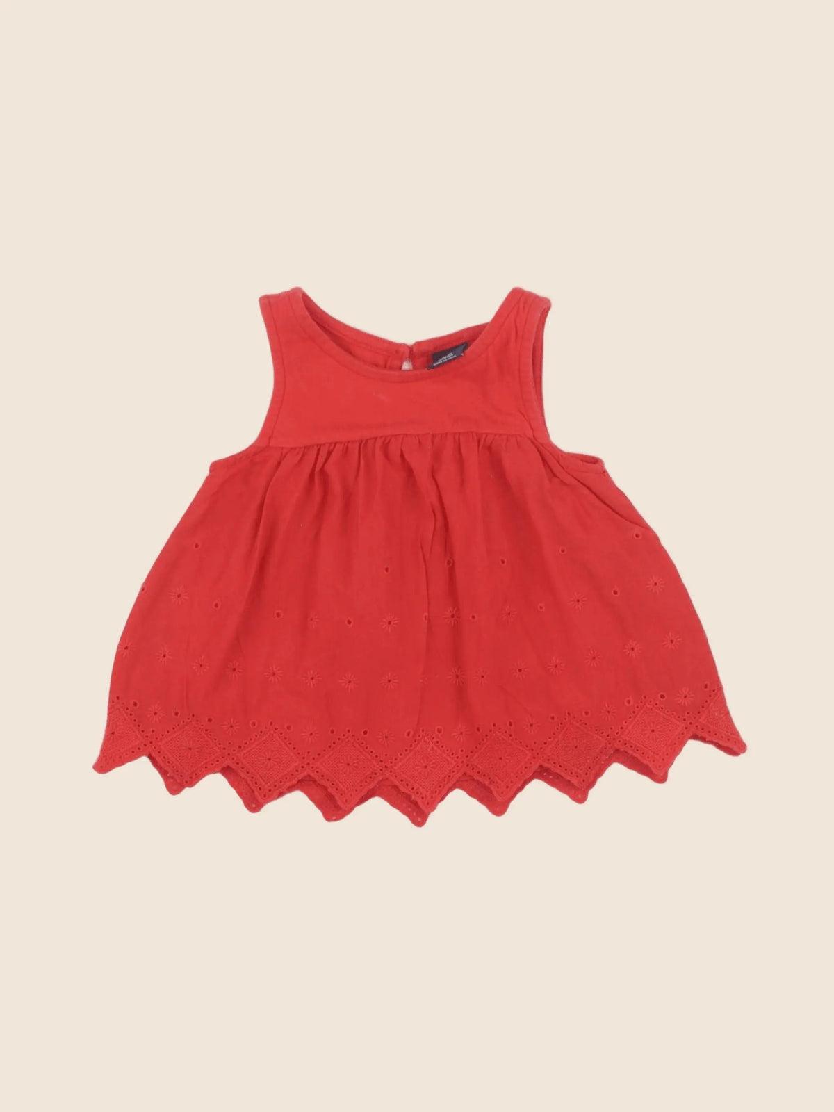 GAP - blouse rouge - 12/18 mois