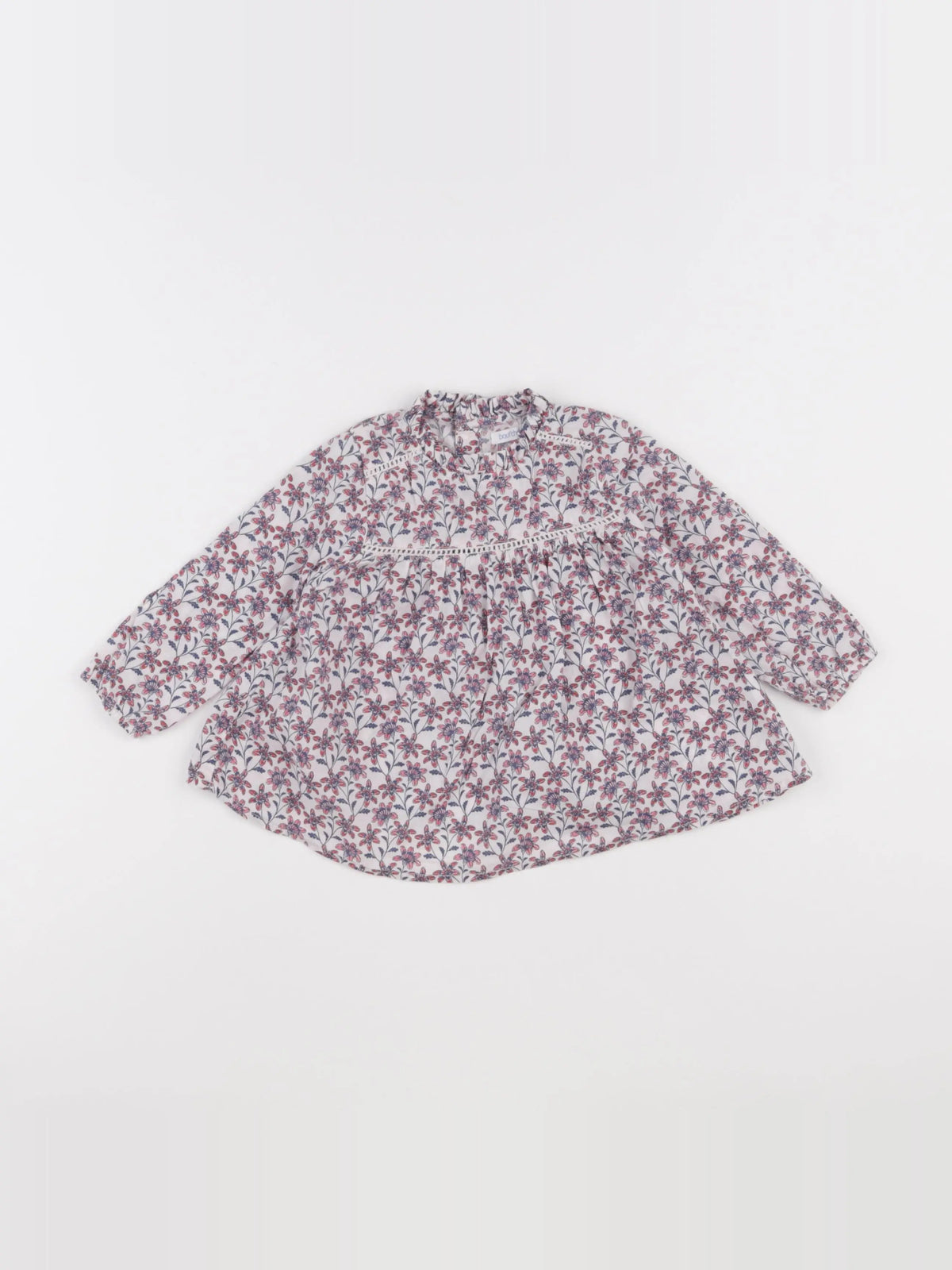 Boutchou - blouse multicolore - 12 mois