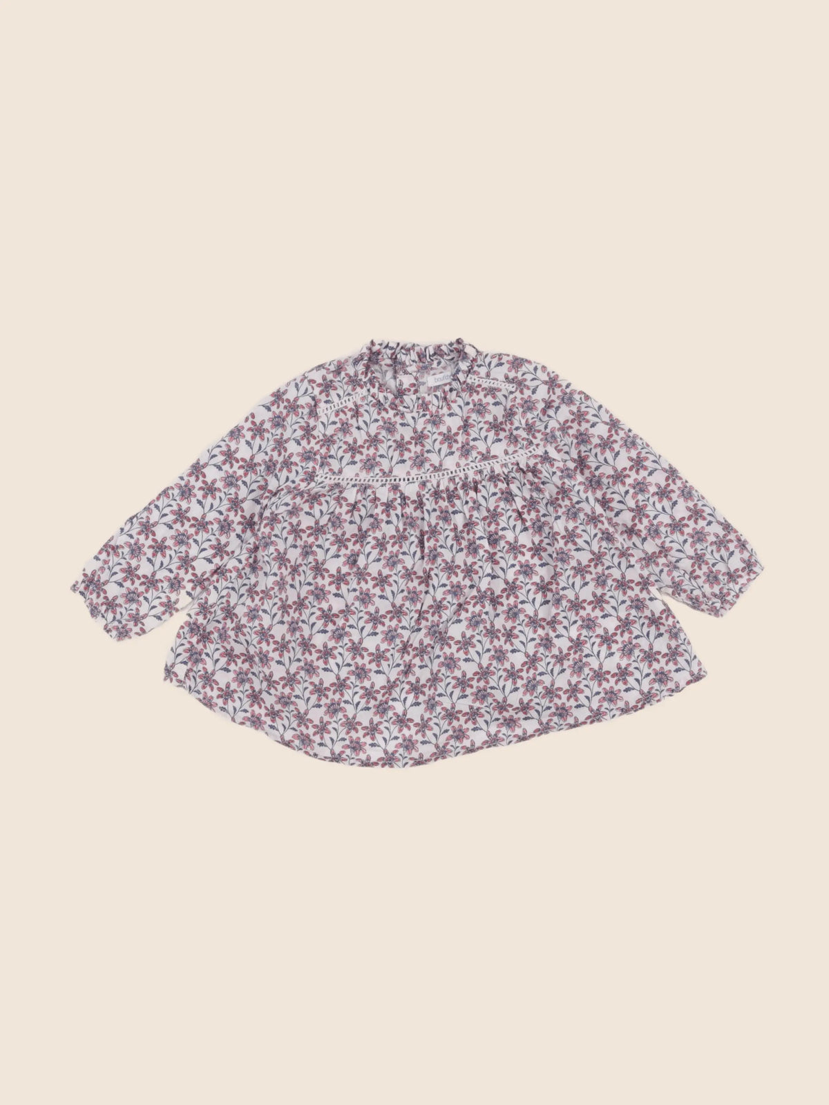 Boutchou - blouse multicolore - 12 mois