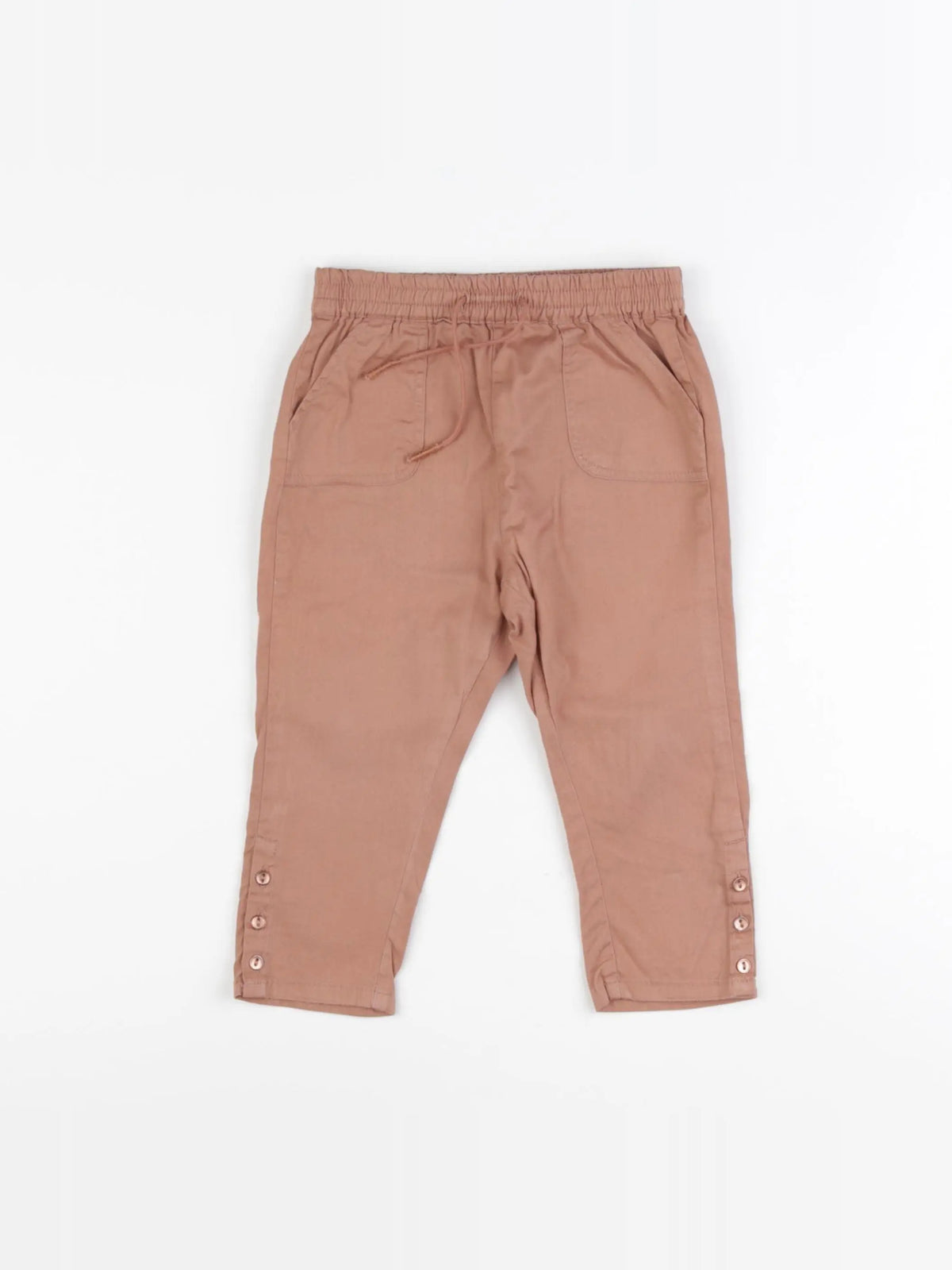 Vertbaudet - pantalon marron - 24 mois