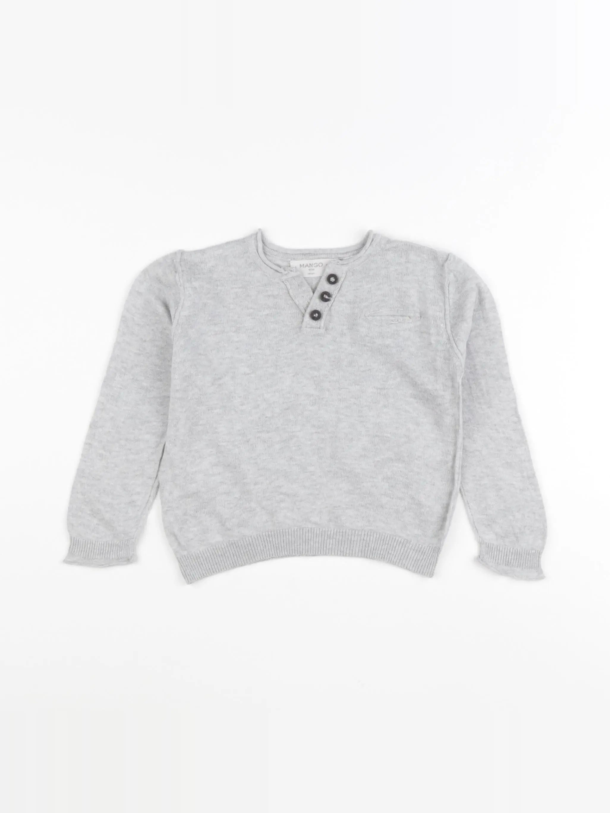 Mango - pull gris - 12/18 mois