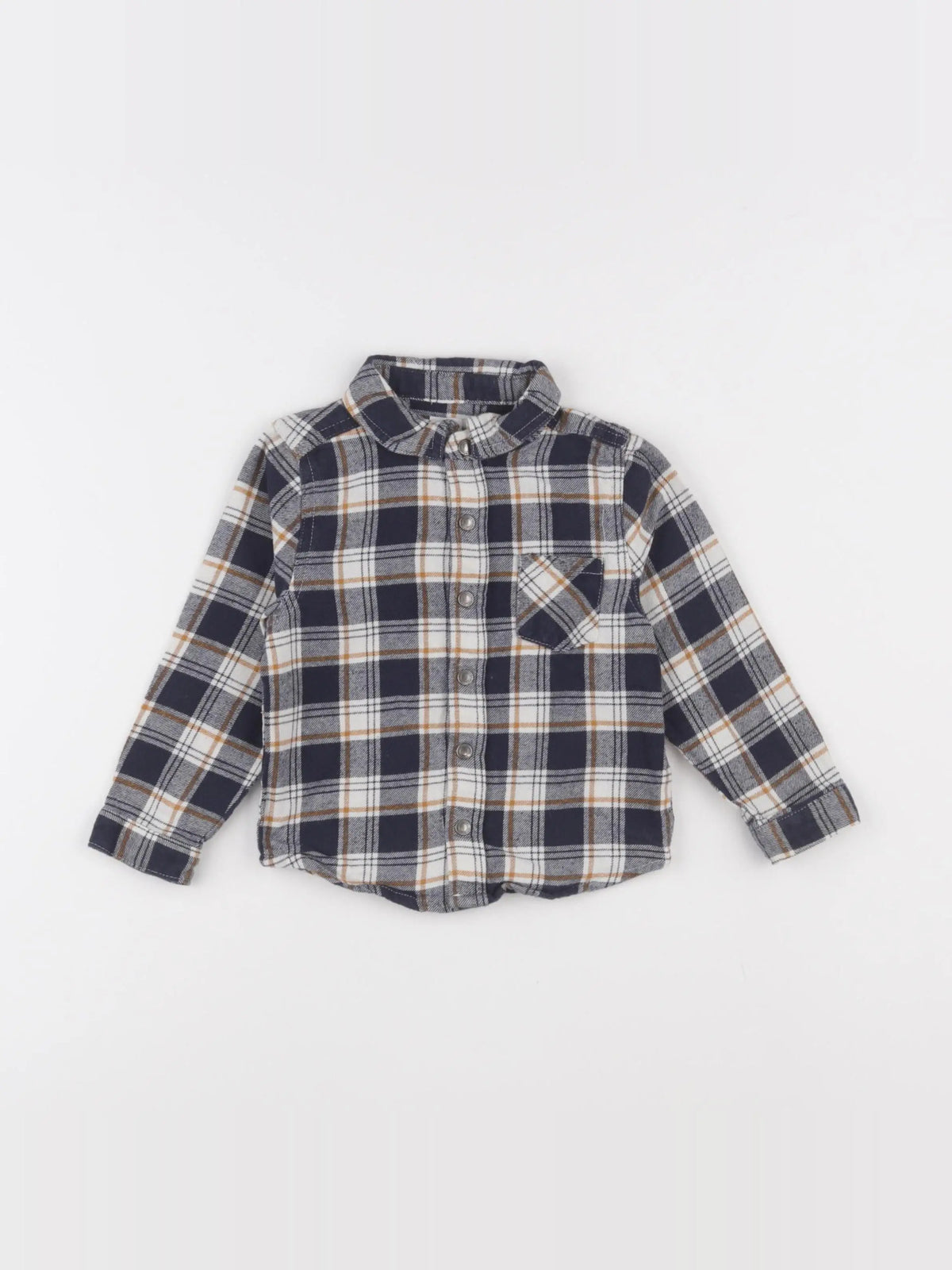 Vertbaudet - chemise bleu - 24 mois