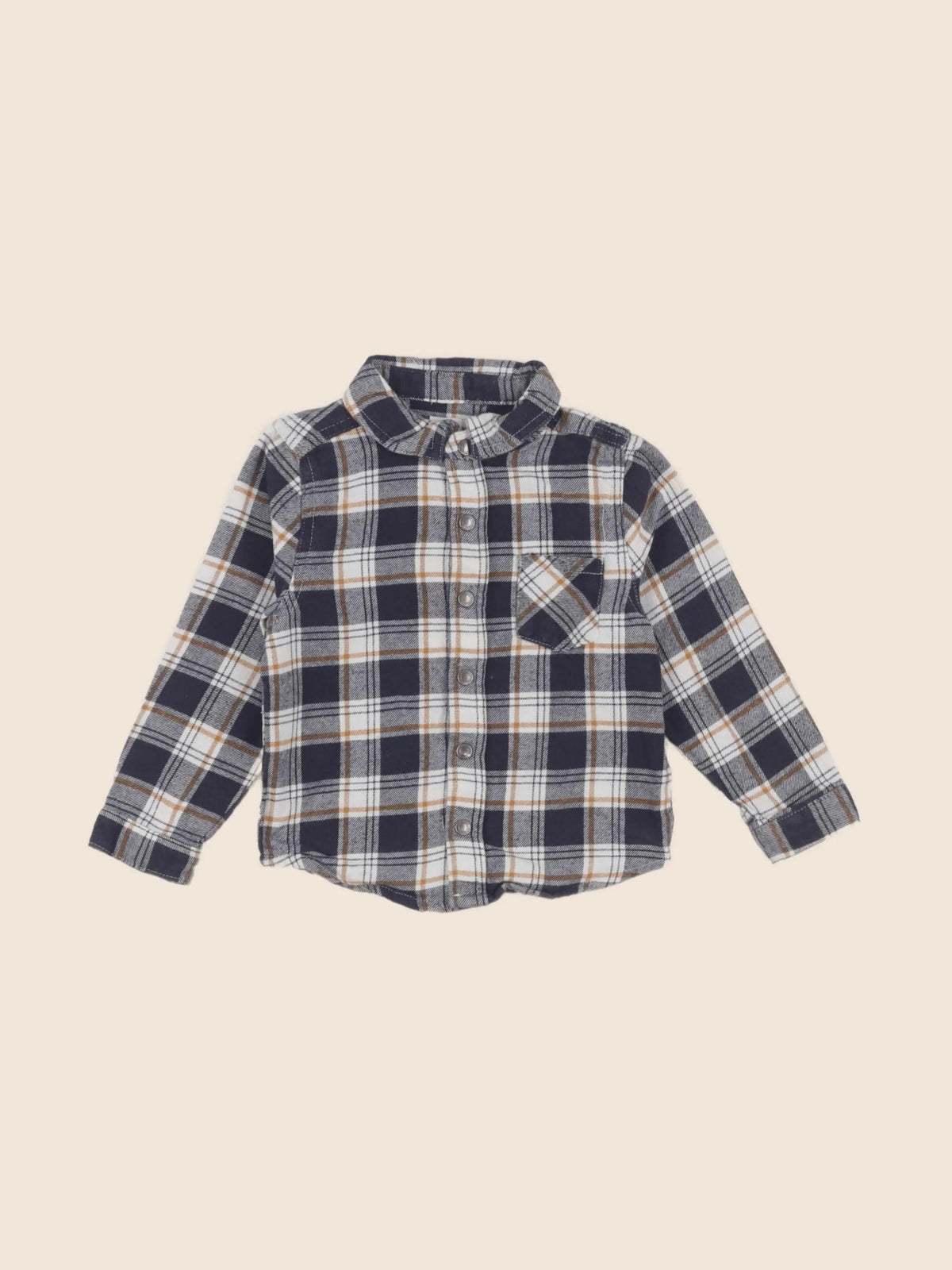 Vertbaudet - chemise bleu - 24 mois