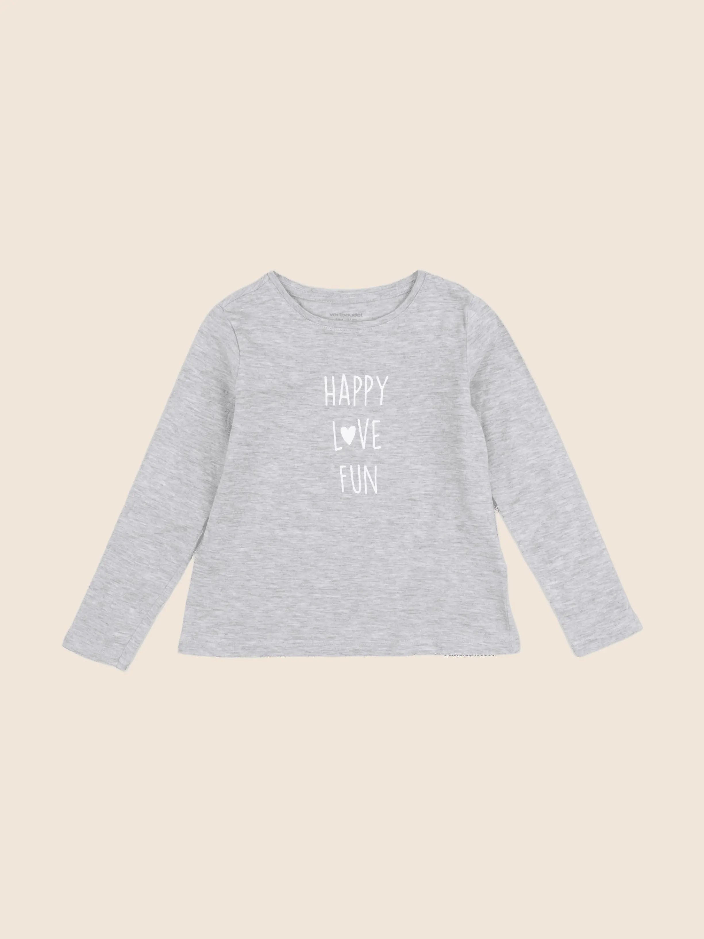 Vertbaudet - tee-shirt gris - 4 ans