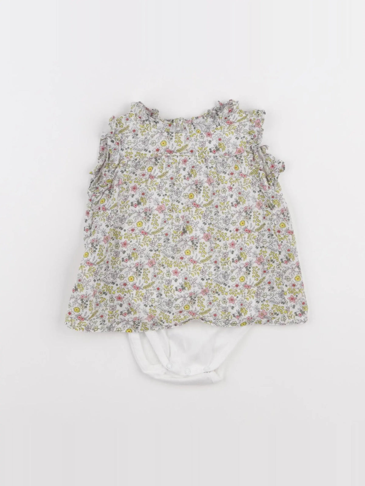 Boutchou - body robe blanc - 9 mois