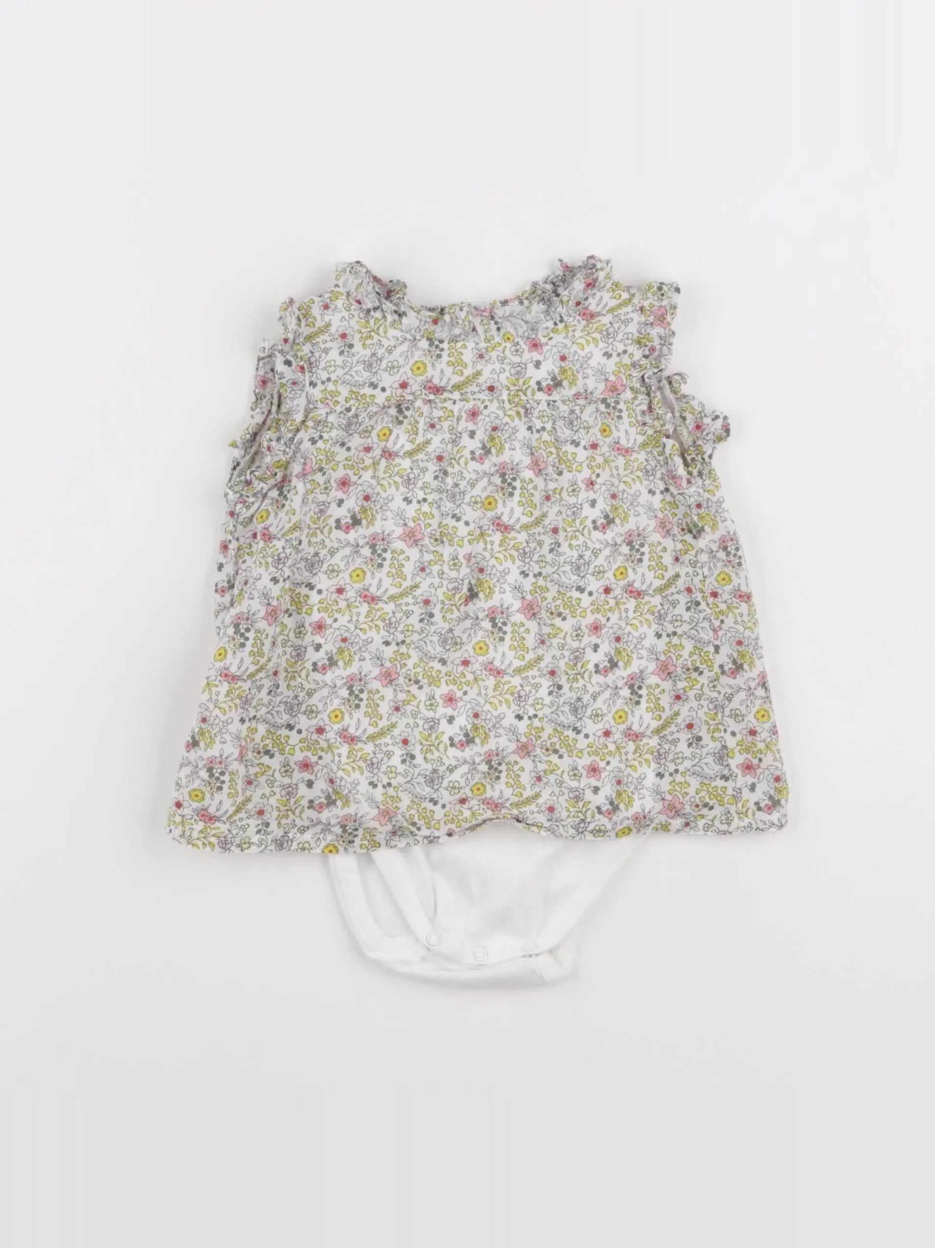 Boutchou - body robe blanc - 9 mois