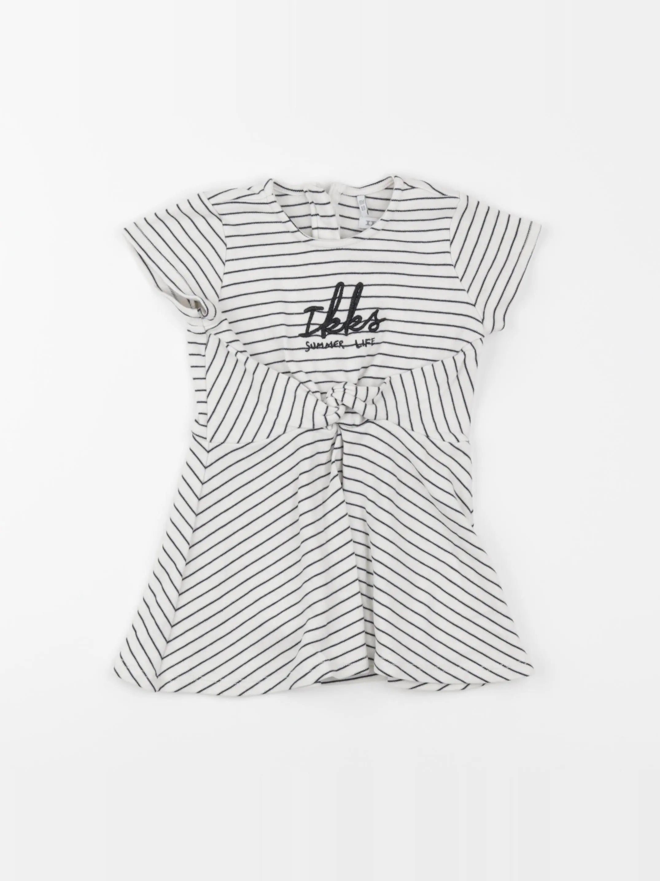IKKS - robe blanc, bleu - 18 mois
