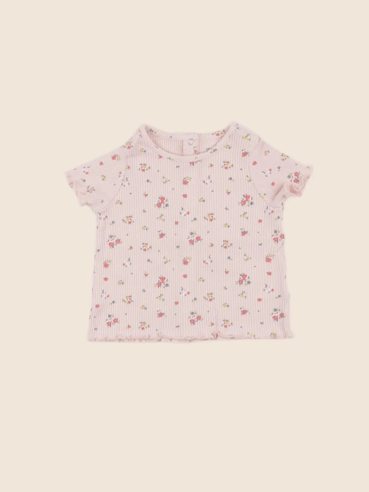 Vertbaudet - tee-shirt rose - 6 mois