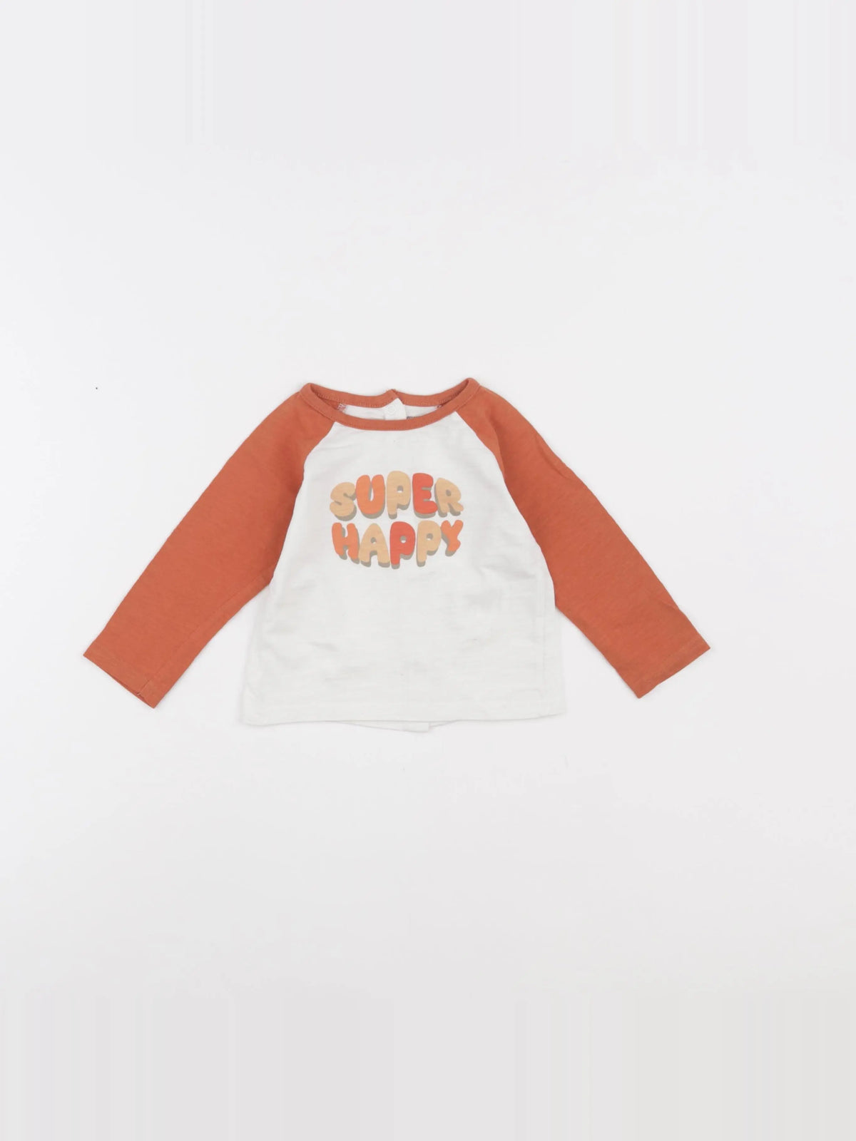 Vertbaudet - tee-shirt blanc - 9 mois
