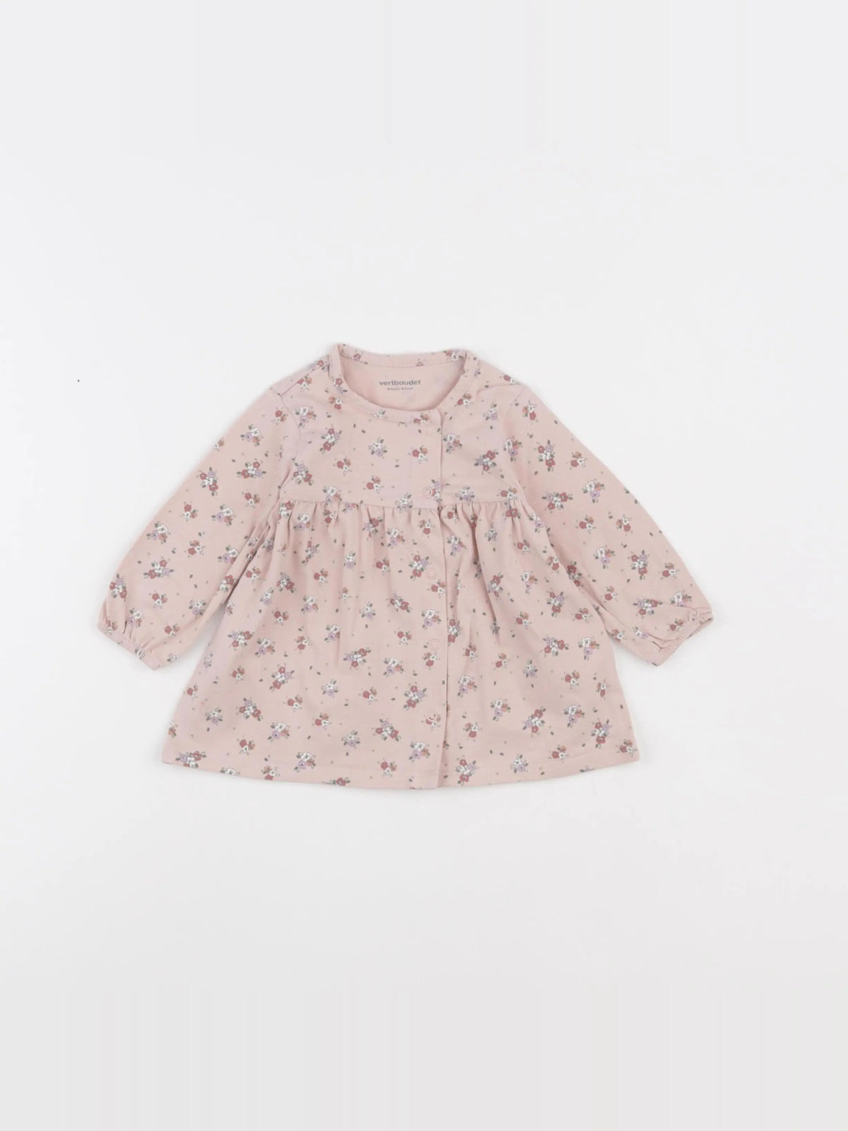 Vertbaudet - robe rose - 6 mois