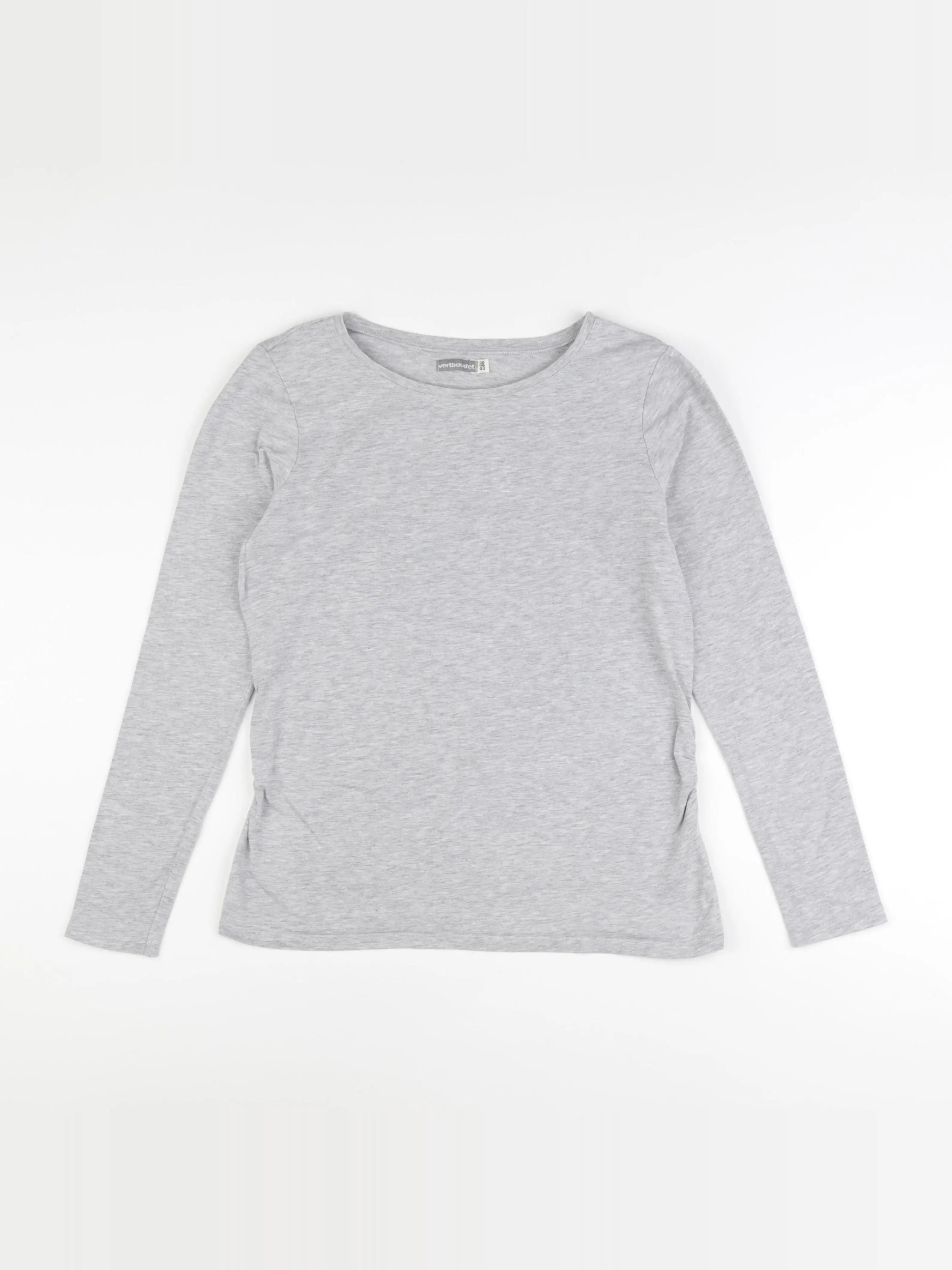 Vertbaudet - tee-shirt grossesse gris - 36 à 38