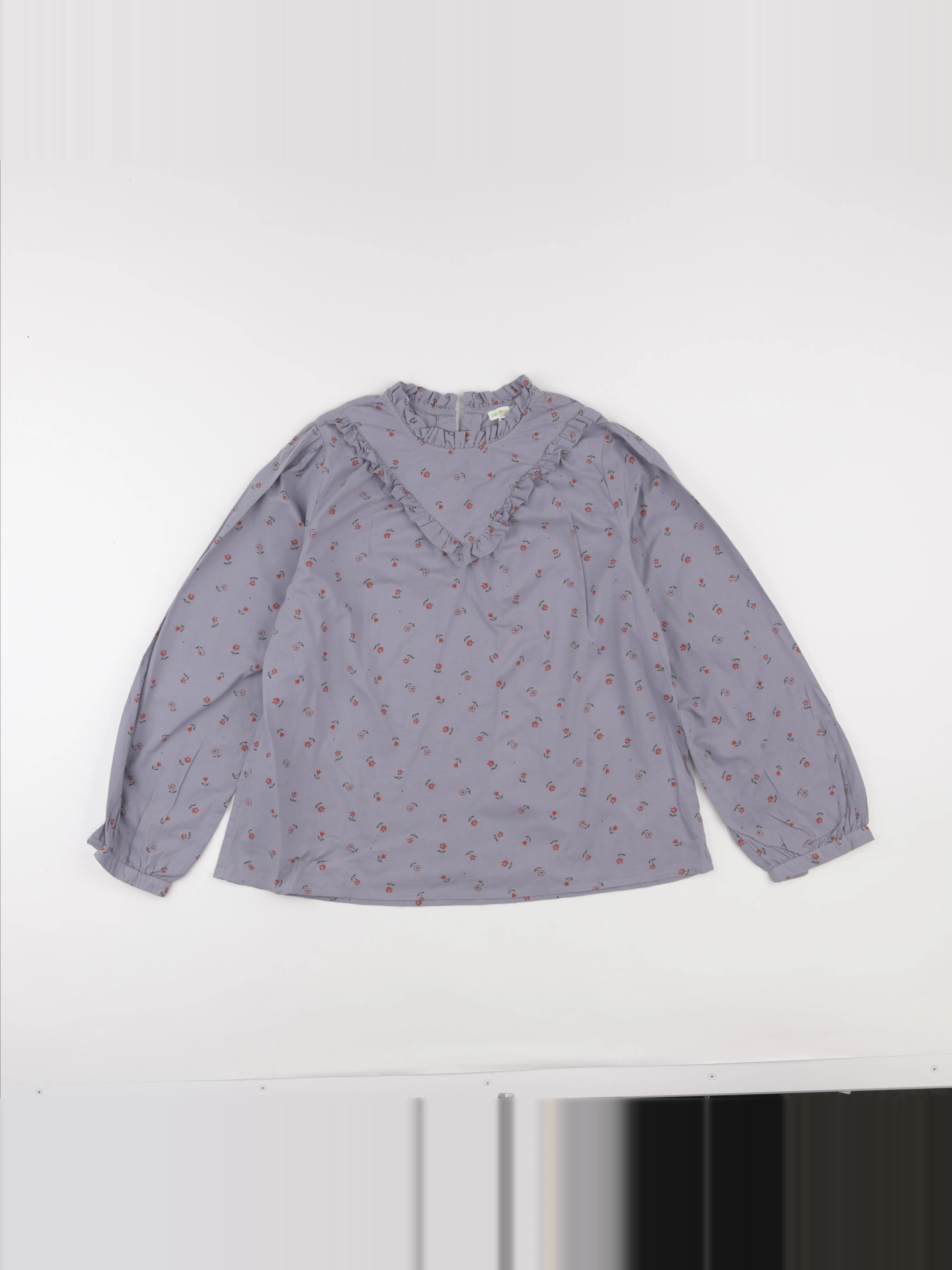 Vertbaudet - blouse gris - 14 ans