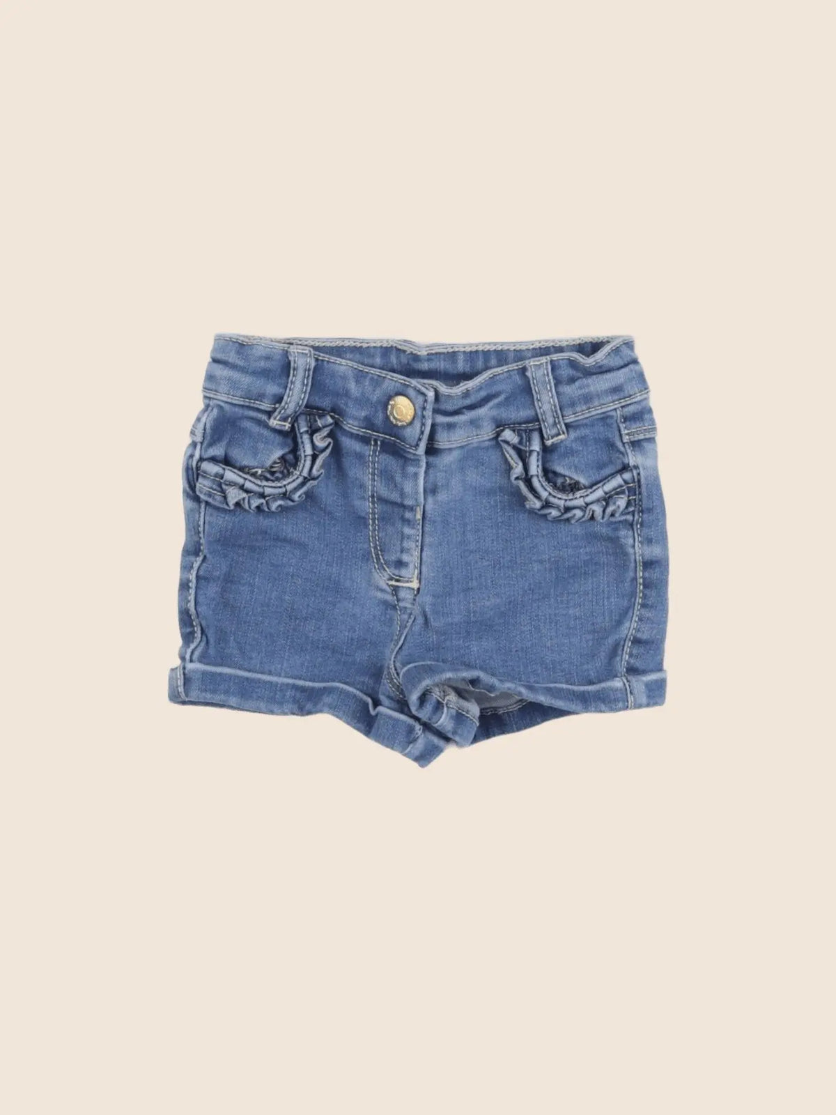 Tape à l'oeil - short bleu - 12 mois