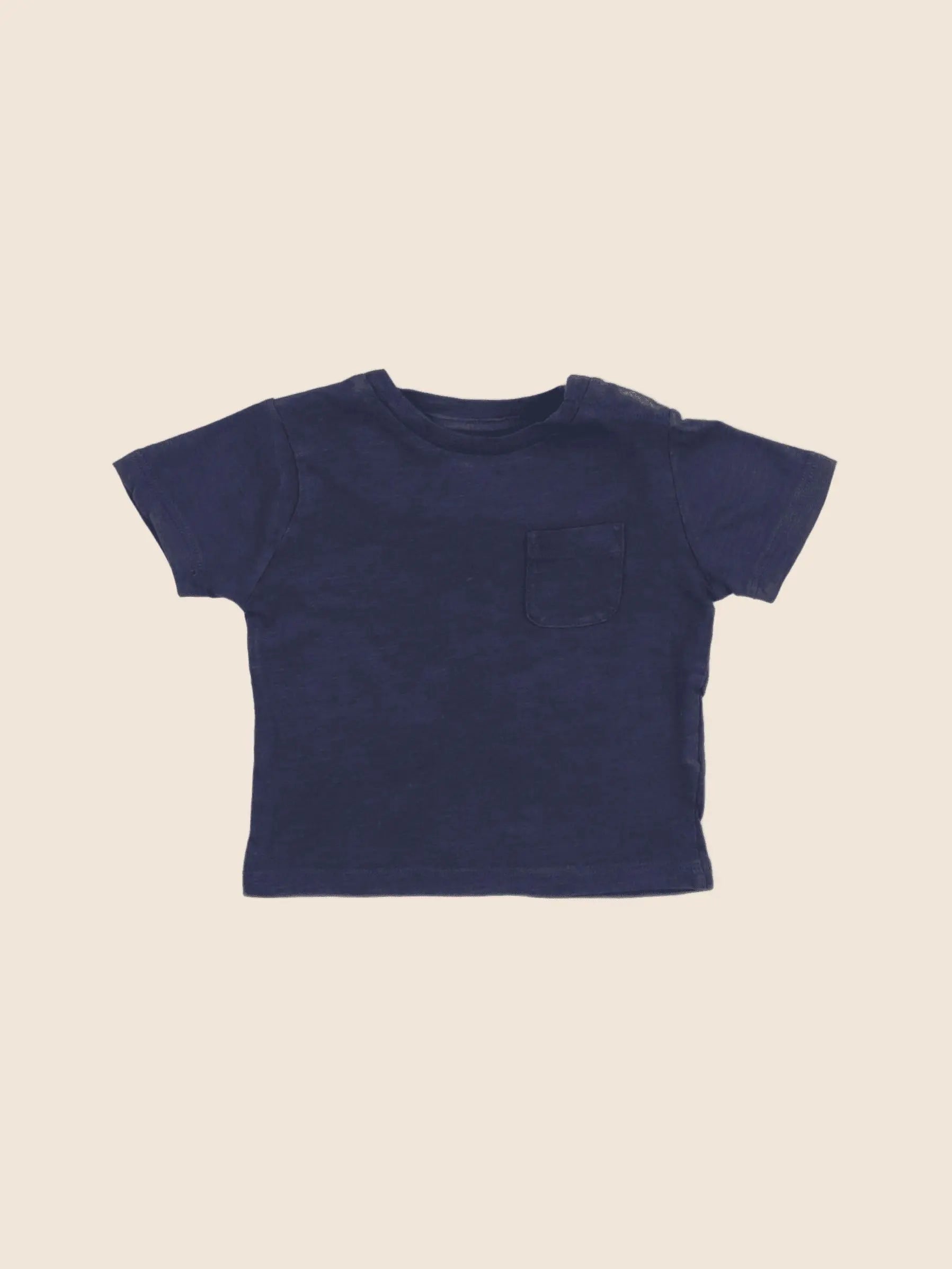 Boutchou - tee-shirt bleu - 6 mois