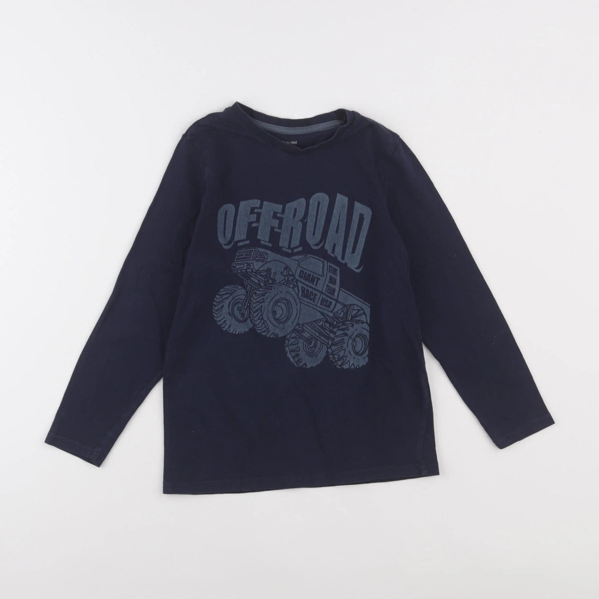 Vertbaudet - tee-shirt bleu - 8 ans