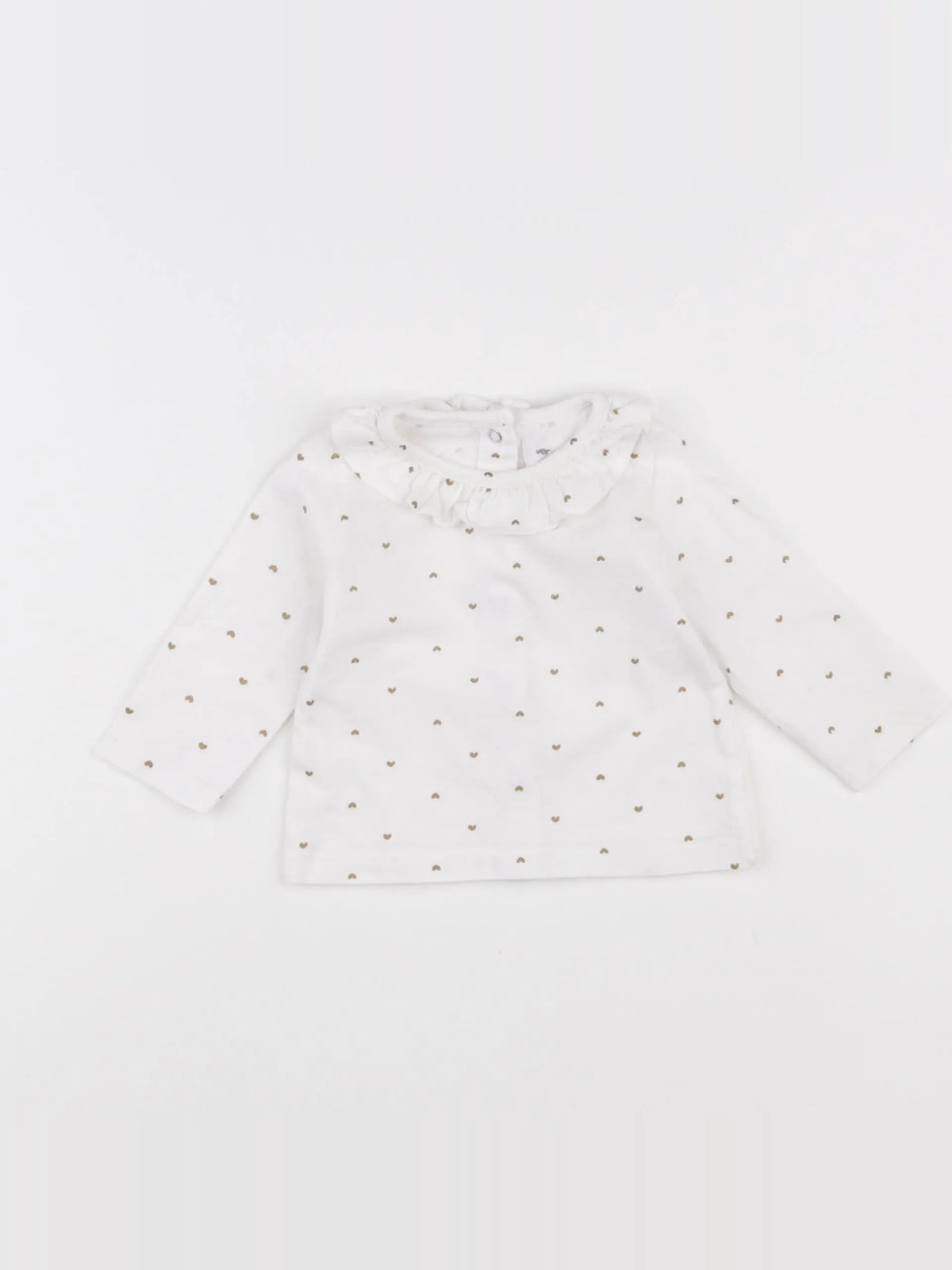 Vertbaudet - tee-shirt blanc - 3 mois