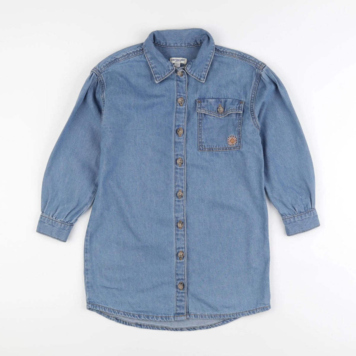 Vertbaudet - robe bleu - 8 ans