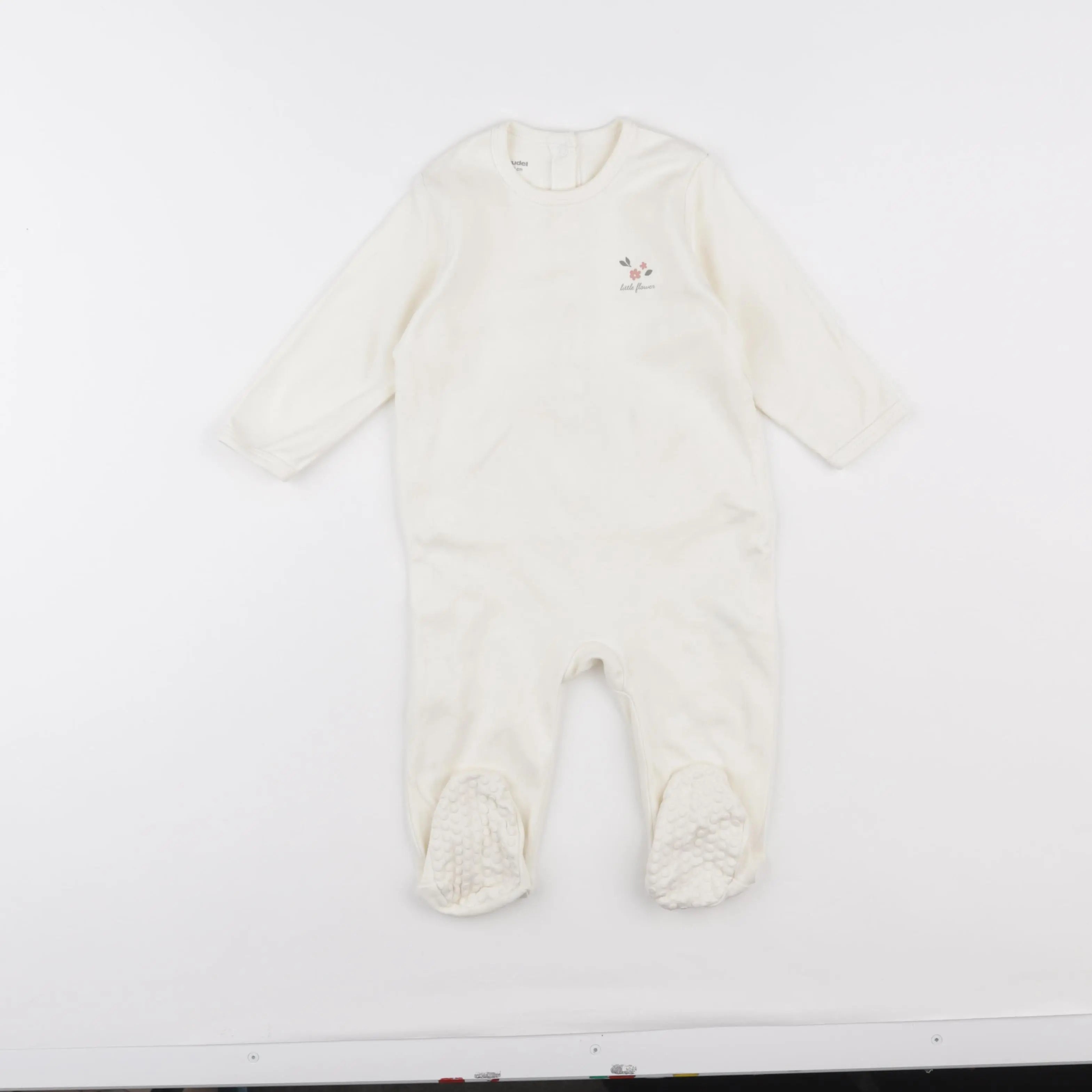 Vertbaudet - pyjama coton blanc - 12 mois