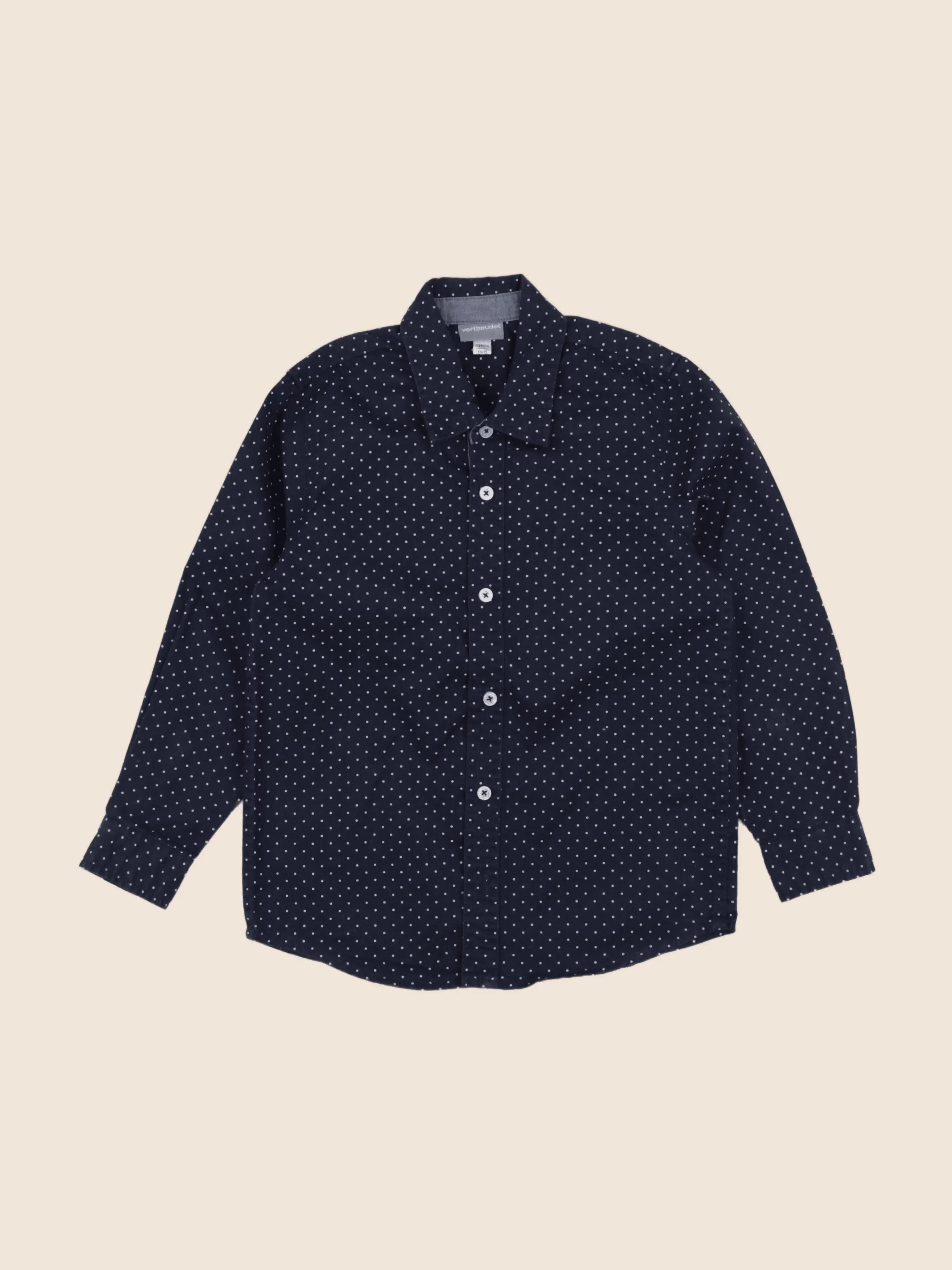 Vertbaudet - chemise bleu - 8 ans