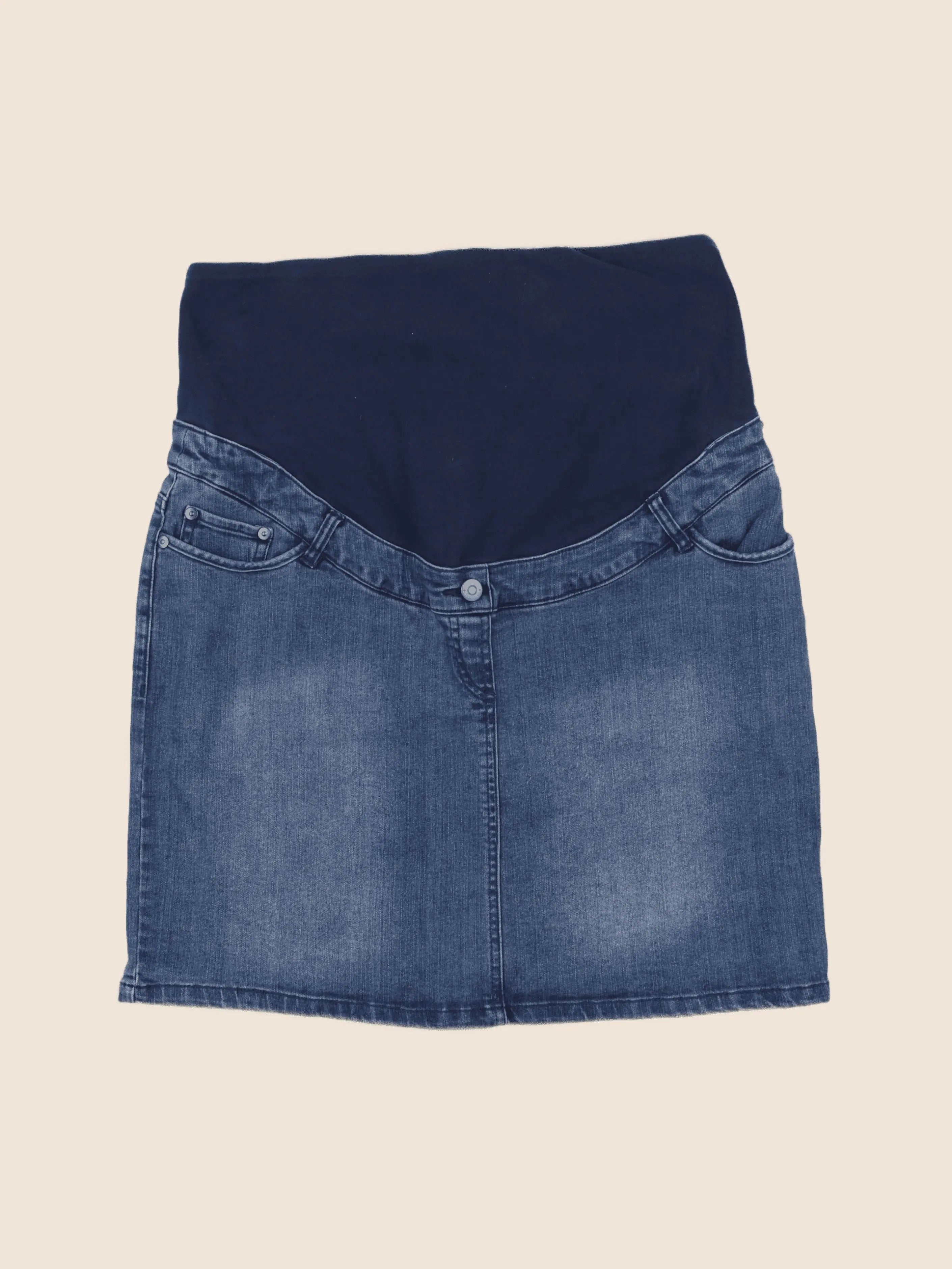 Vertbaudet - jupe grossesse bleu - 44