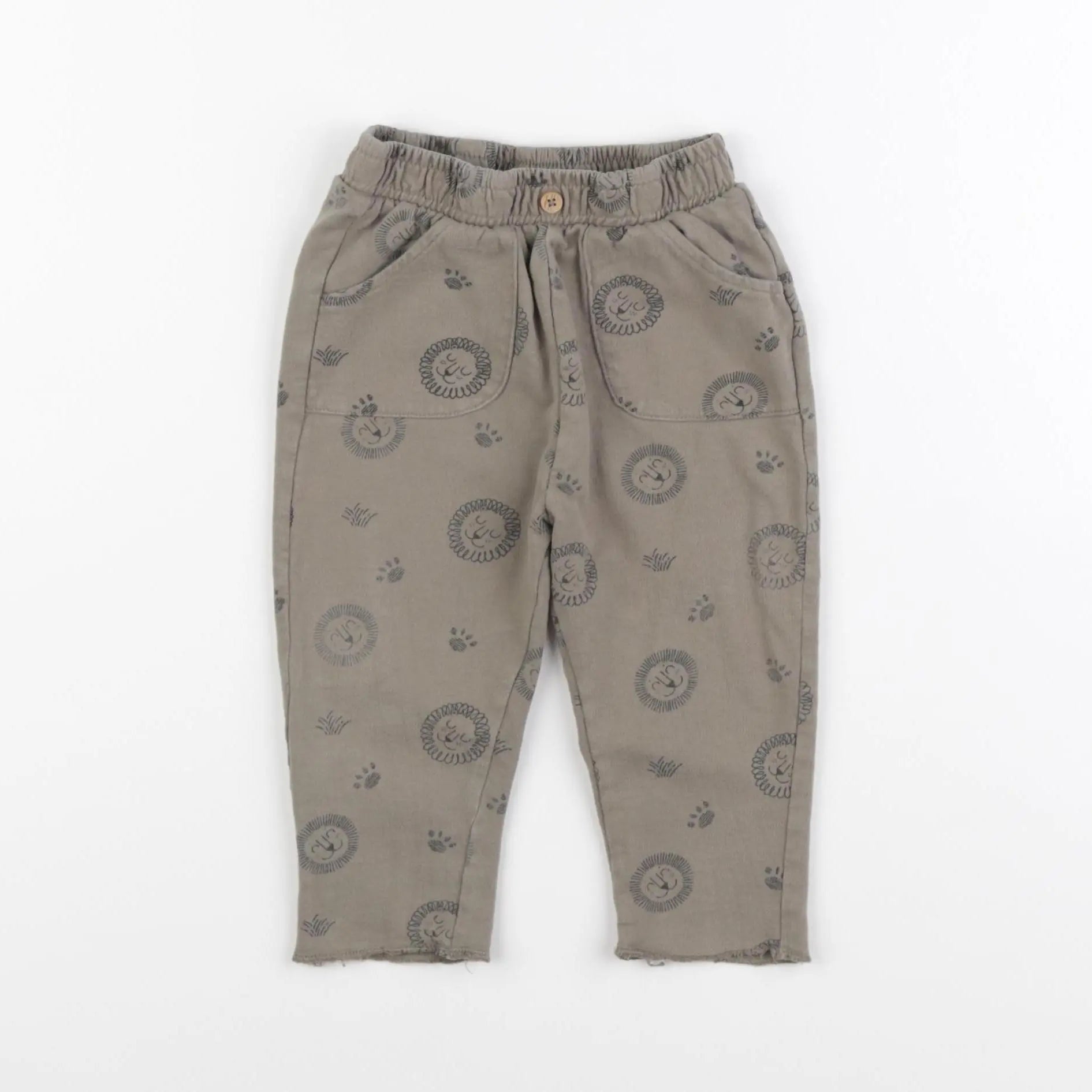 Vertbaudet - jogging vert - 9 mois