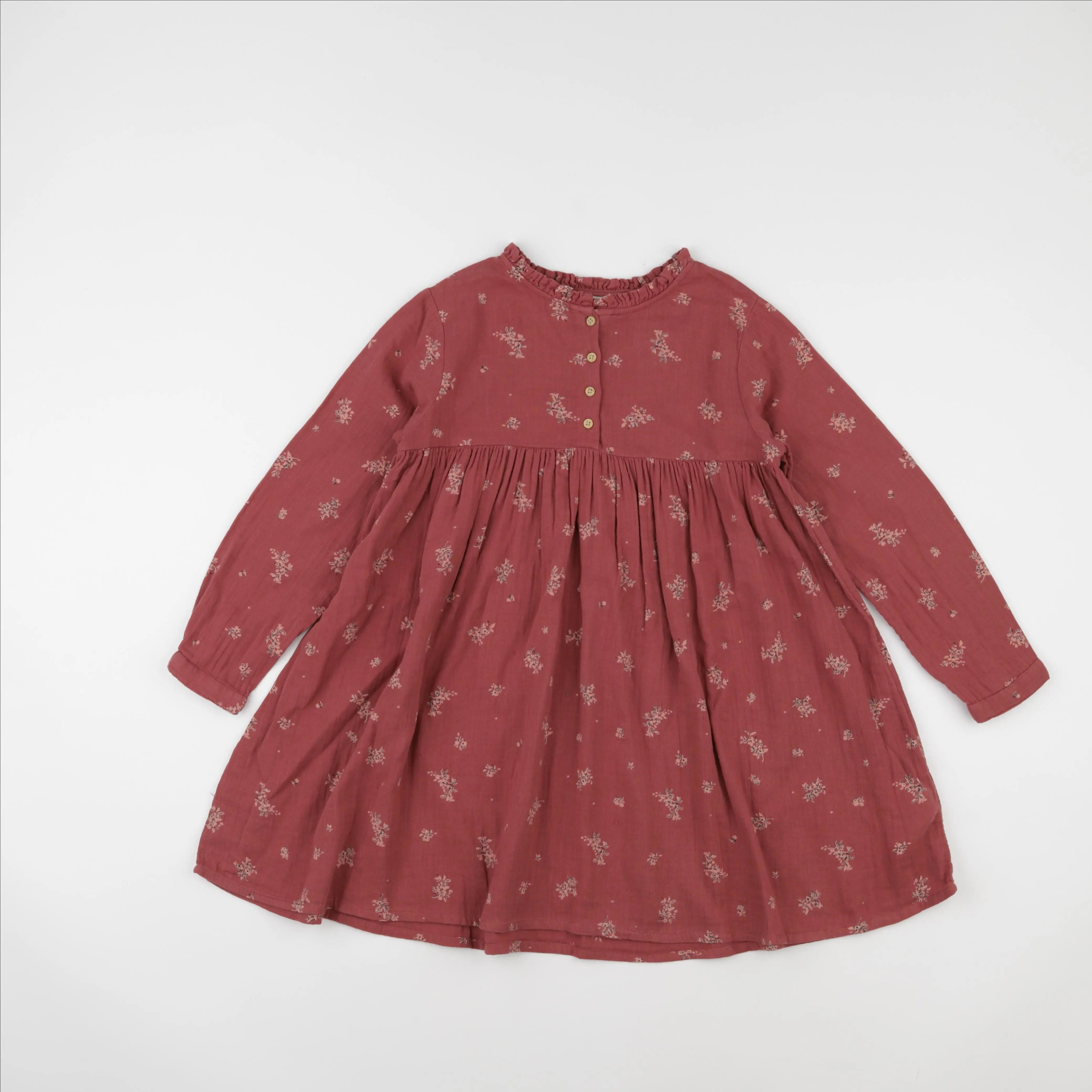 Vertbaudet - robe rose - 8 ans