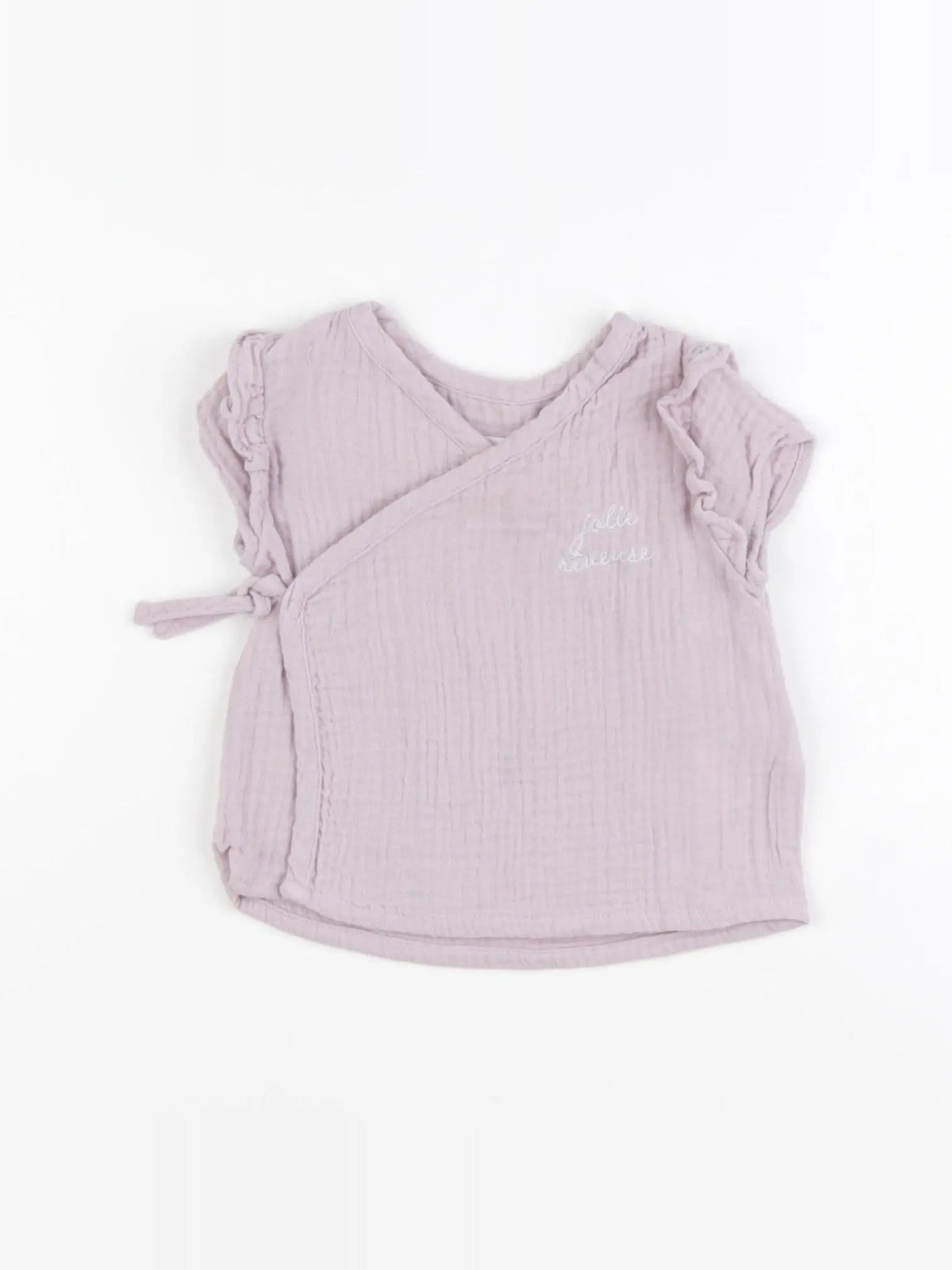 Vertbaudet - tee-shirt rose - 6 mois