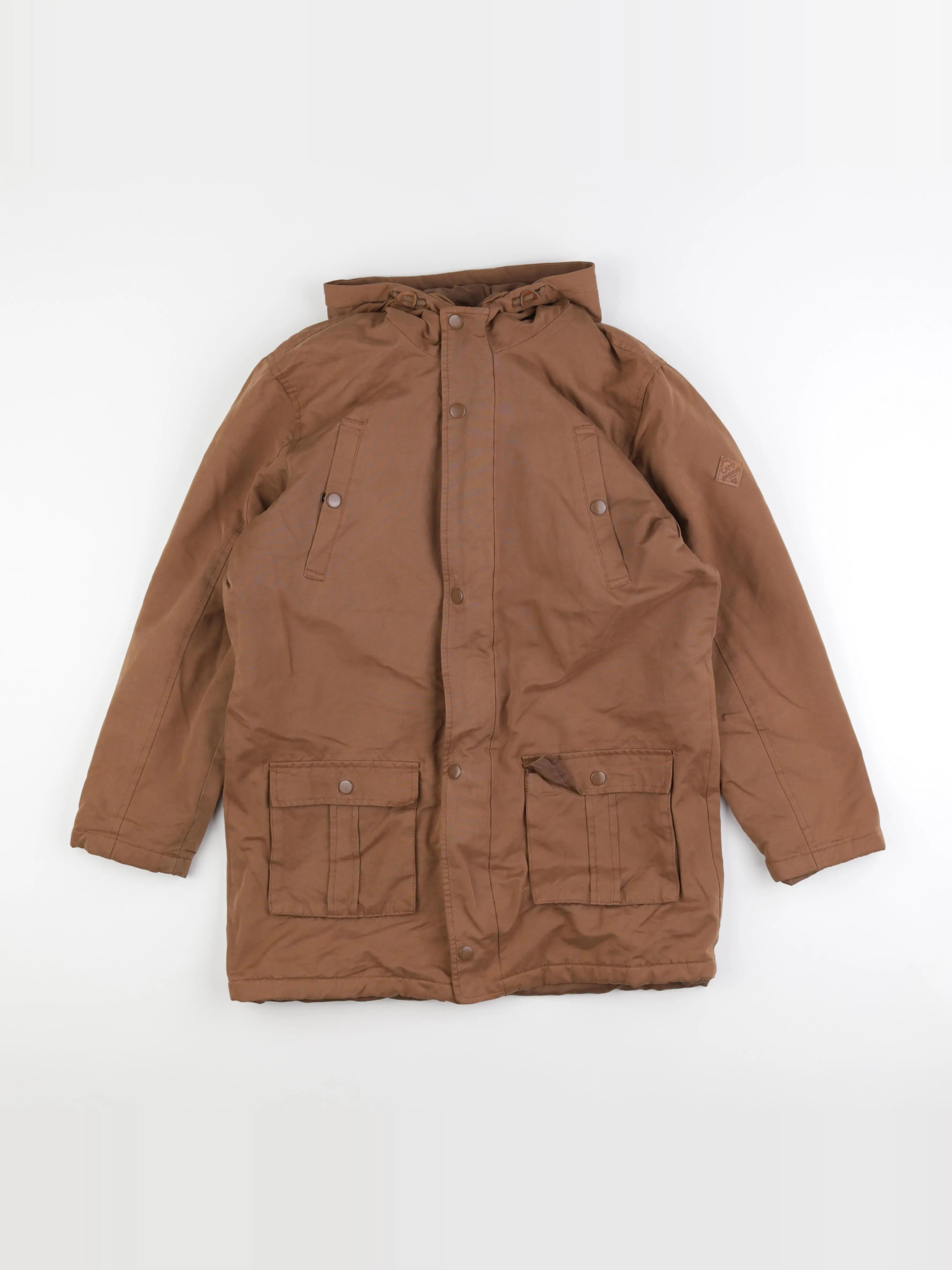 Vertbaudet - manteau marron - 14 ans