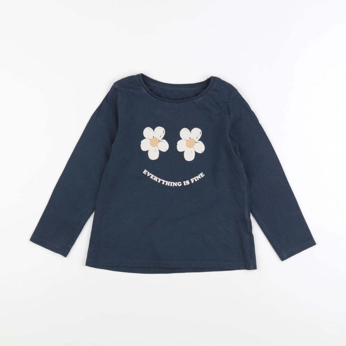 Vertbaudet - tee-shirt bleu - 4 ans