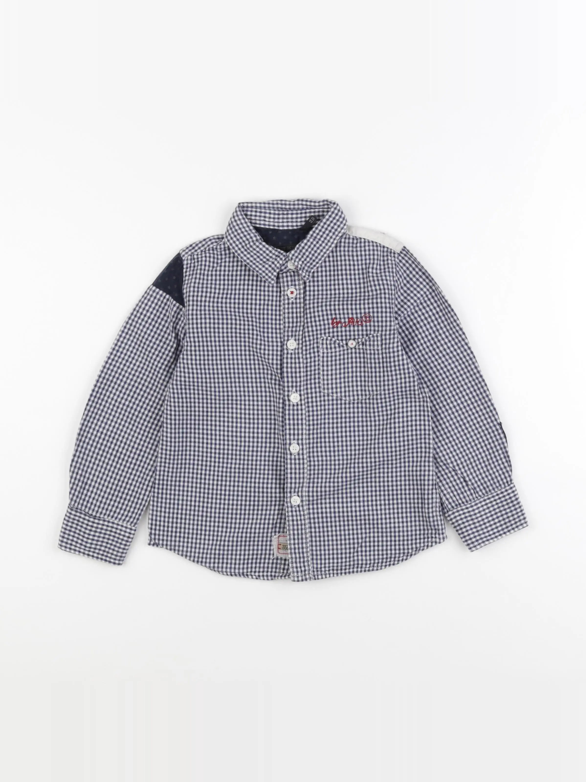 IKKS - chemise blanc, bleu - 4 ans