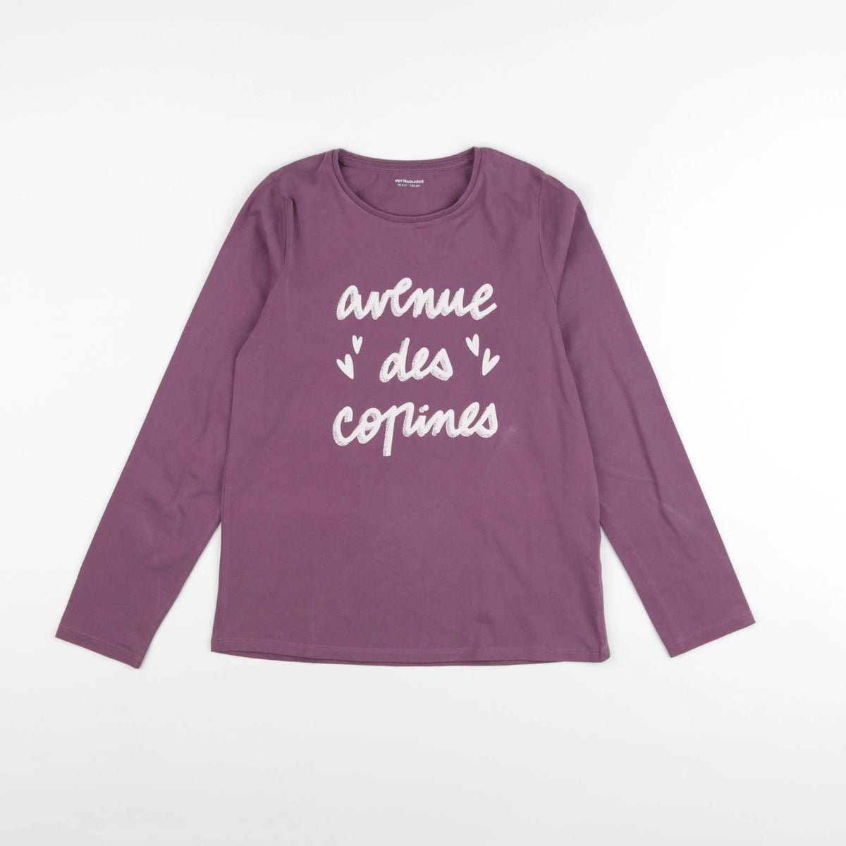 Vertbaudet - tee-shirt violet - 10 ans