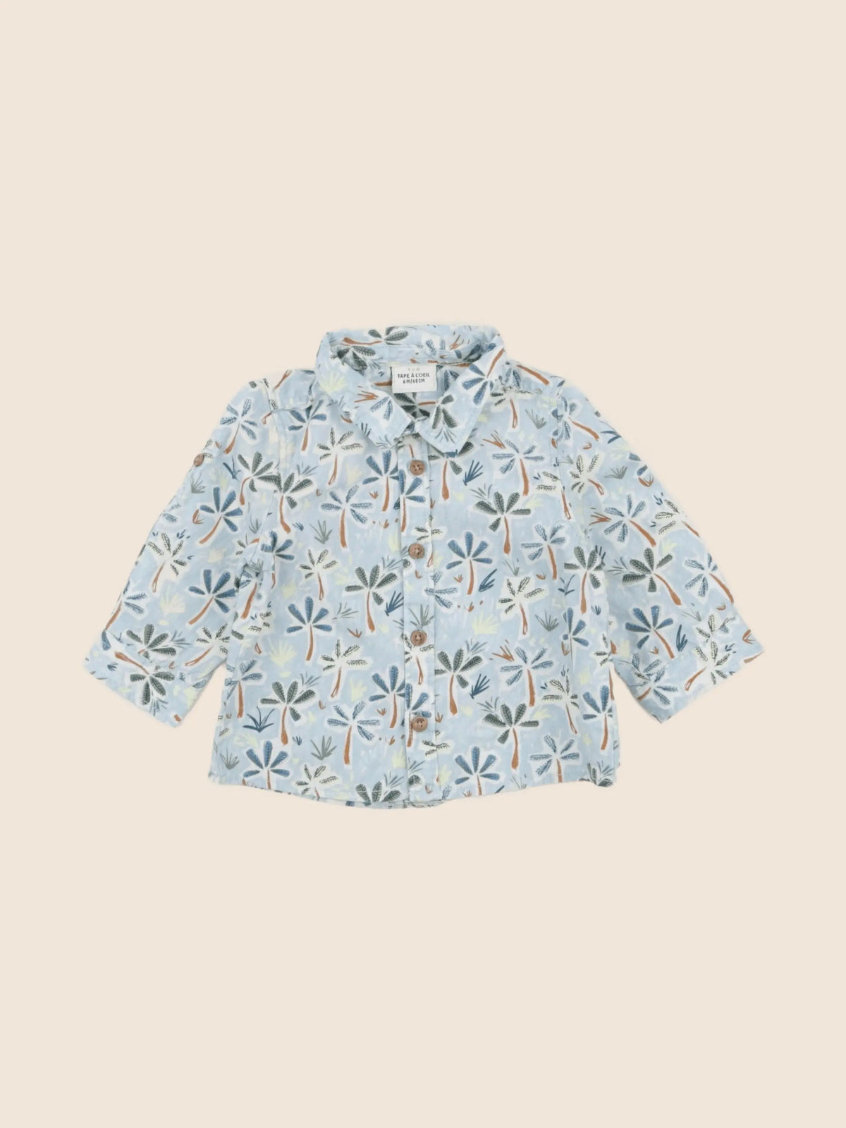 Tape à l'oeil - chemise bleu - 6 mois