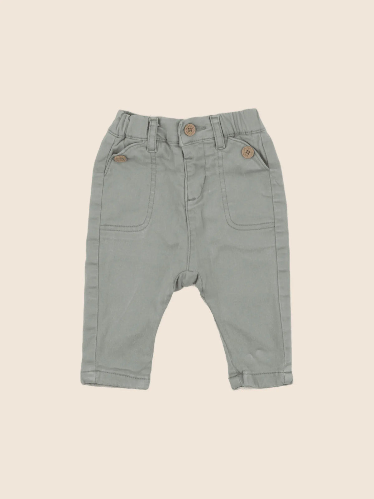 Tape à l'oeil - pantalon vert - 3 mois