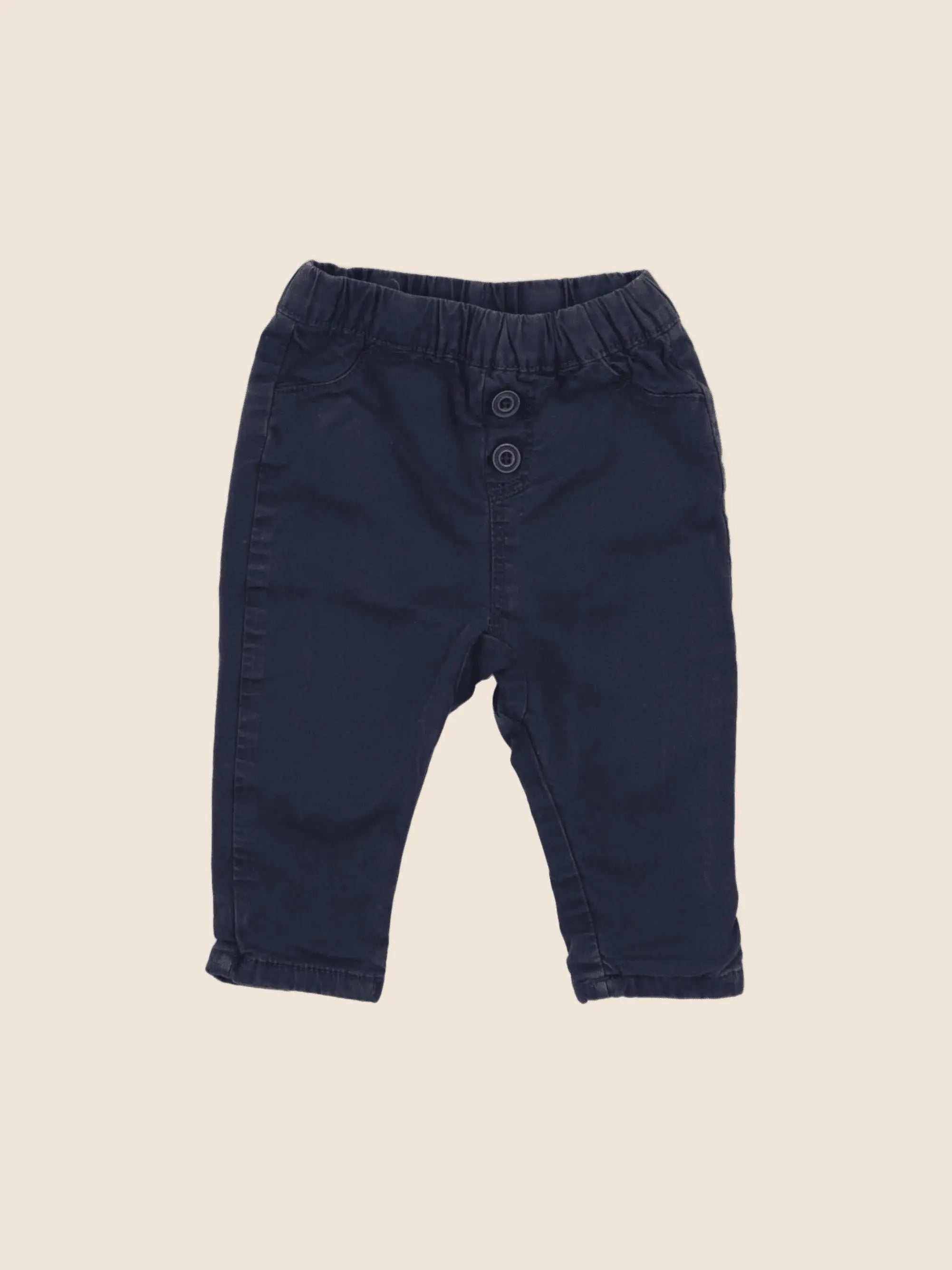 Tape à l'oeil - pantalon bleu - 6 mois