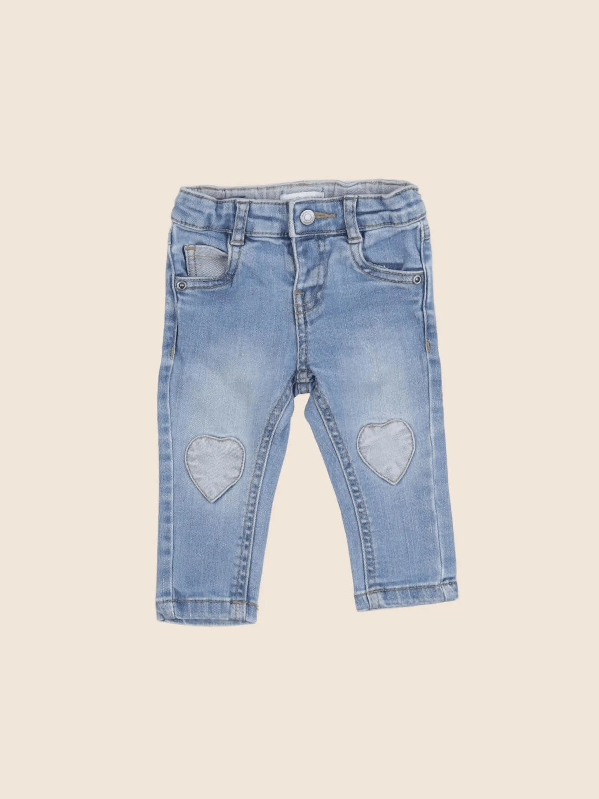 Vertbaudet - jean bleu - 6 mois