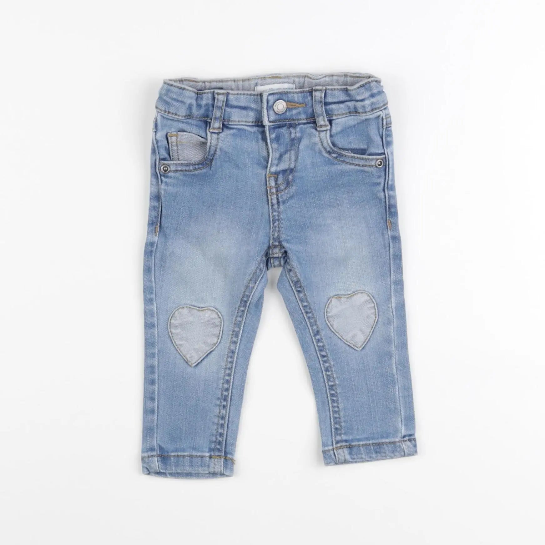 Vertbaudet - jean bleu - 6 mois