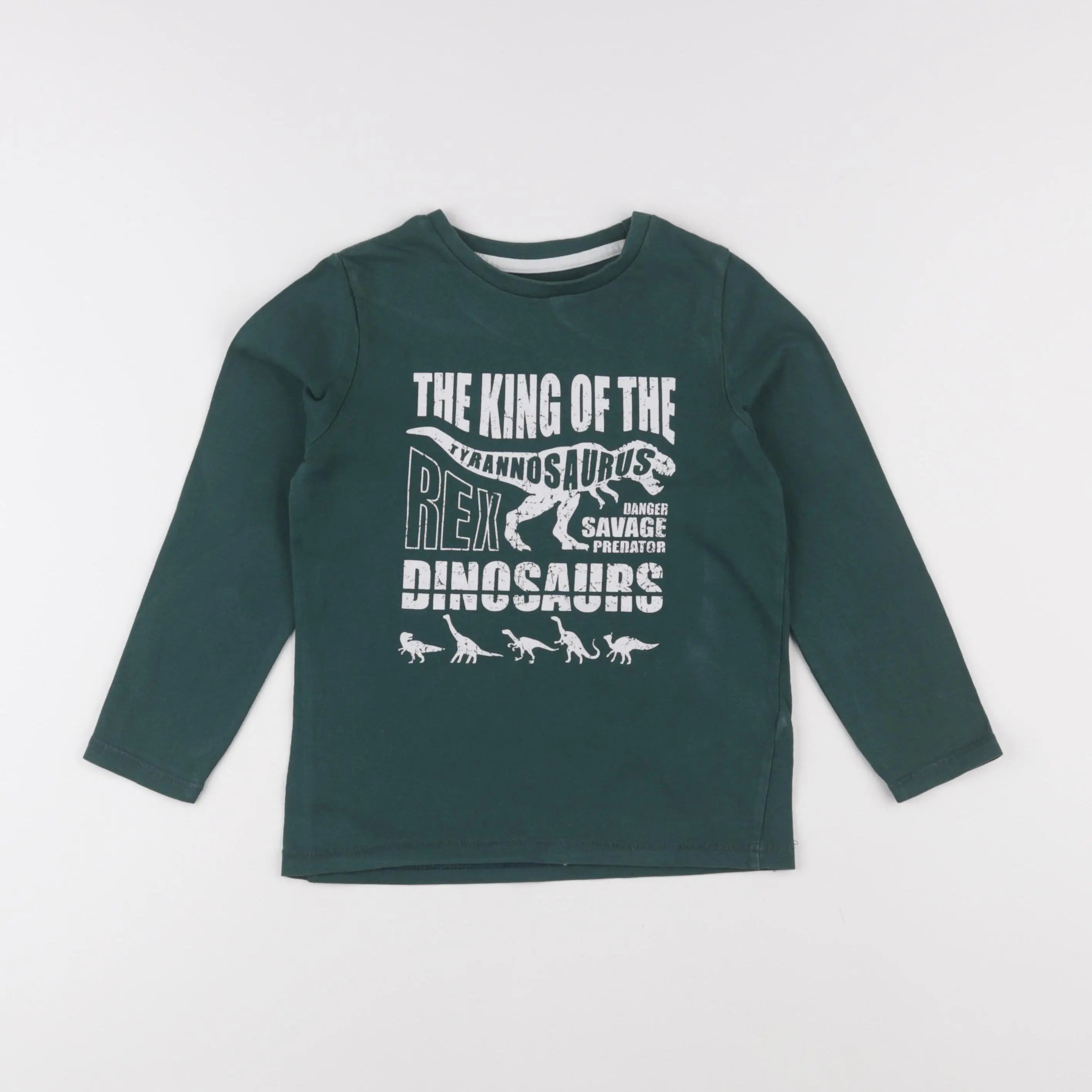 Vertbaudet - tee-shirt vert - 6 ans