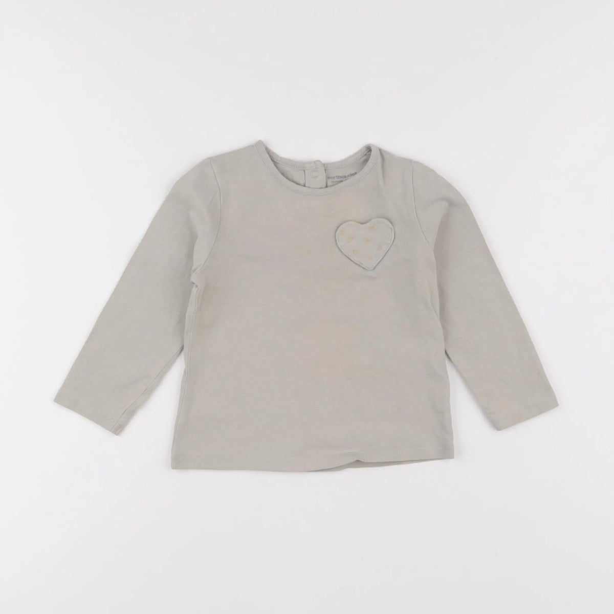Vertbaudet - tee-shirt beige - 18 mois