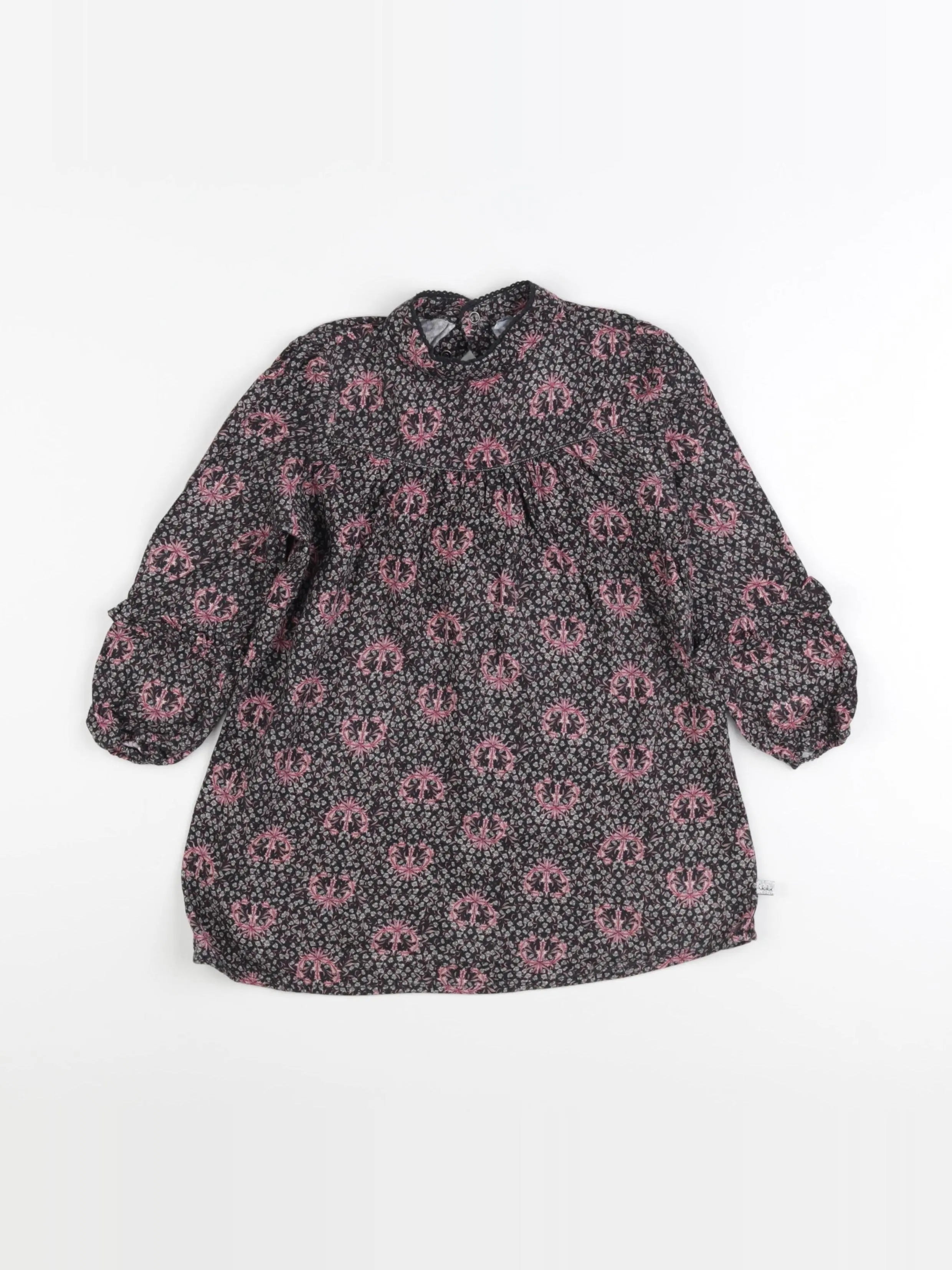 IKKS - robe noir - 3 ans