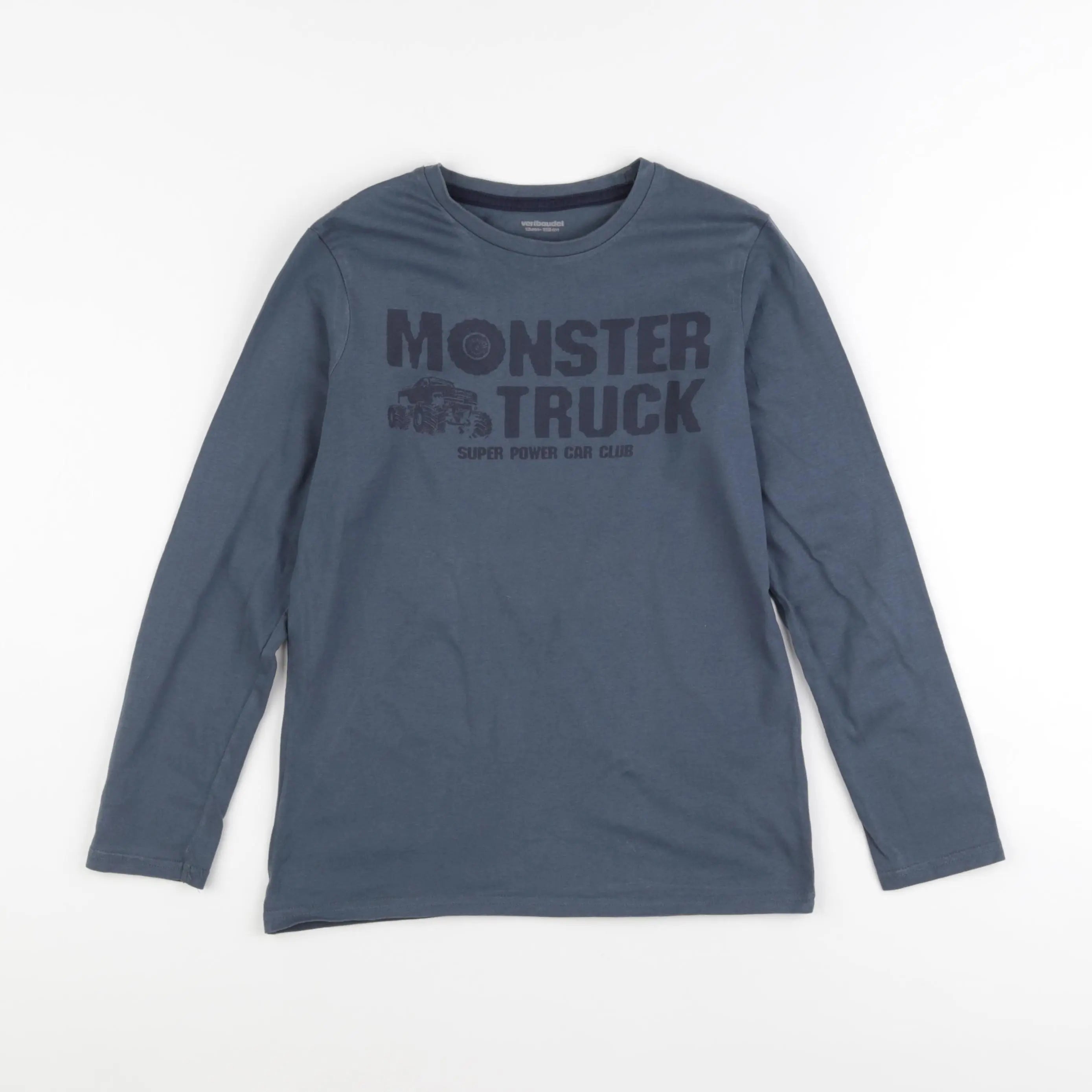 Vertbaudet - tee-shirt bleu - 12 ans